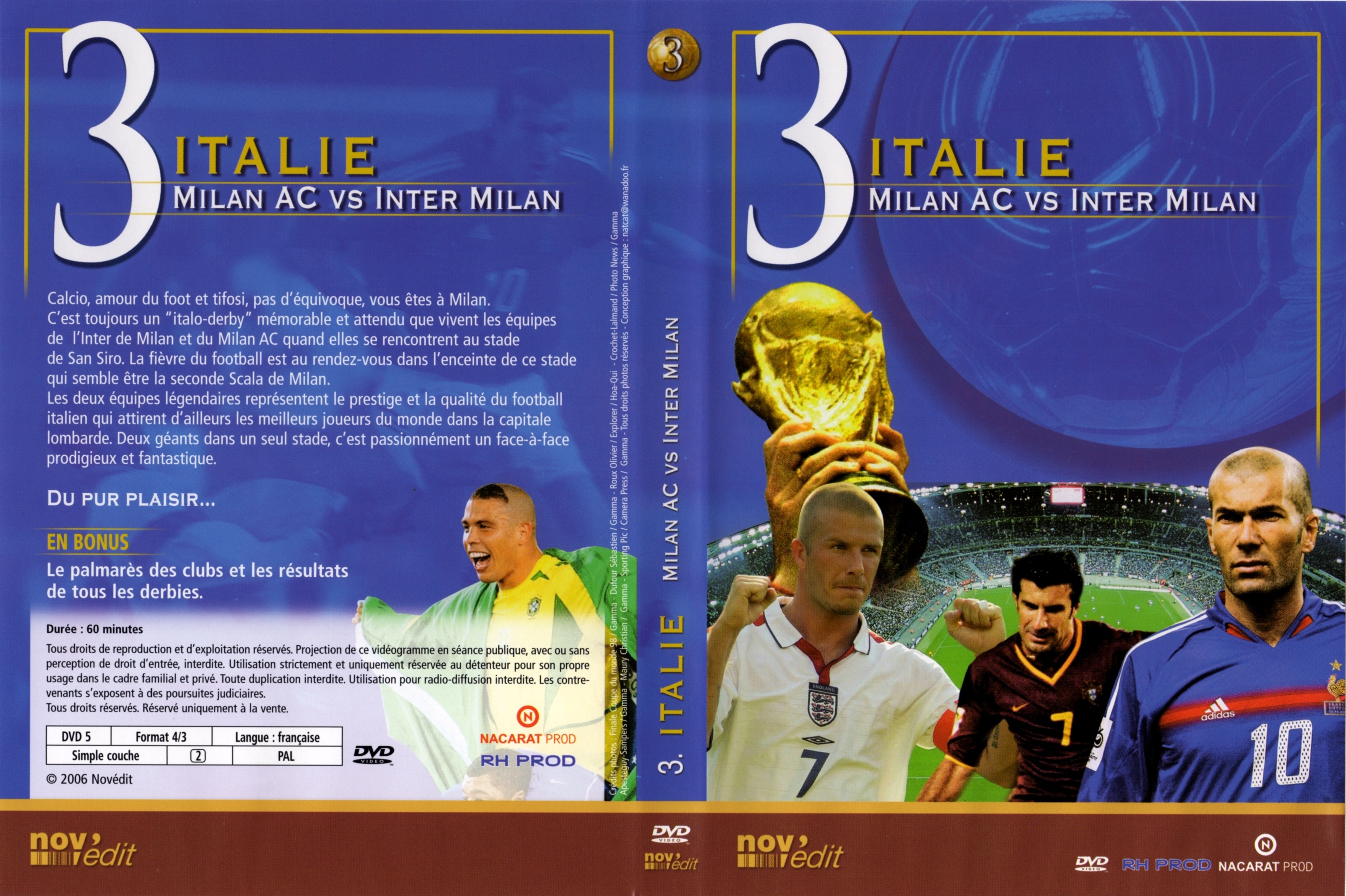 Jaquette DVD Portraits de lgende DVD 3 Italie