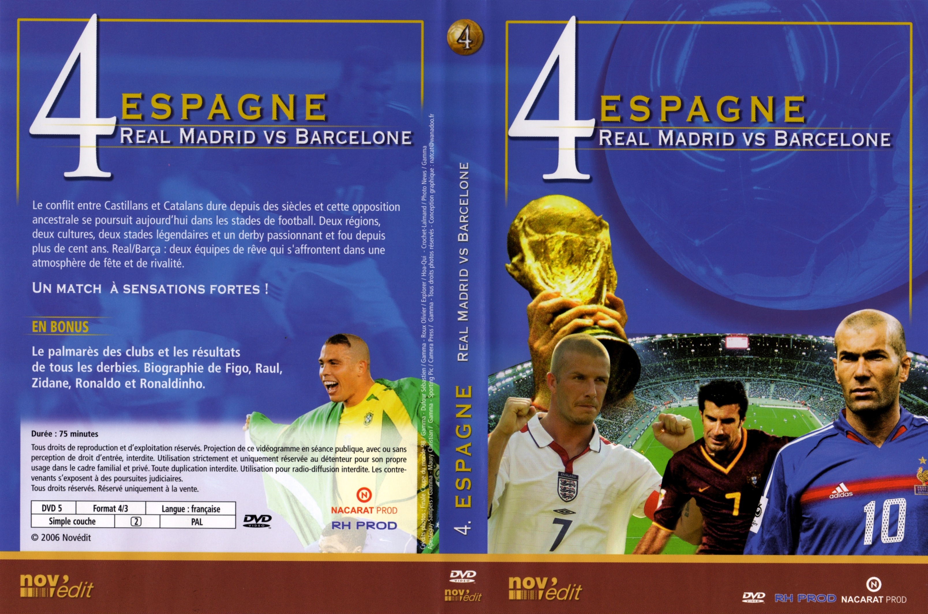 Jaquette DVD Portraits de lgende DVD 4 Espagne