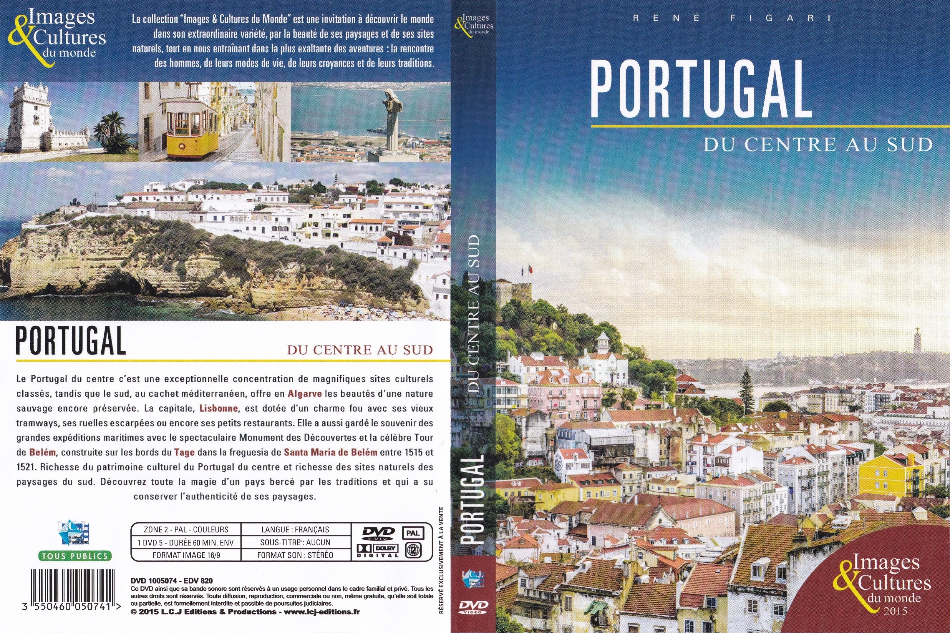 Jaquette DVD Portugual - Du Centre au Sud