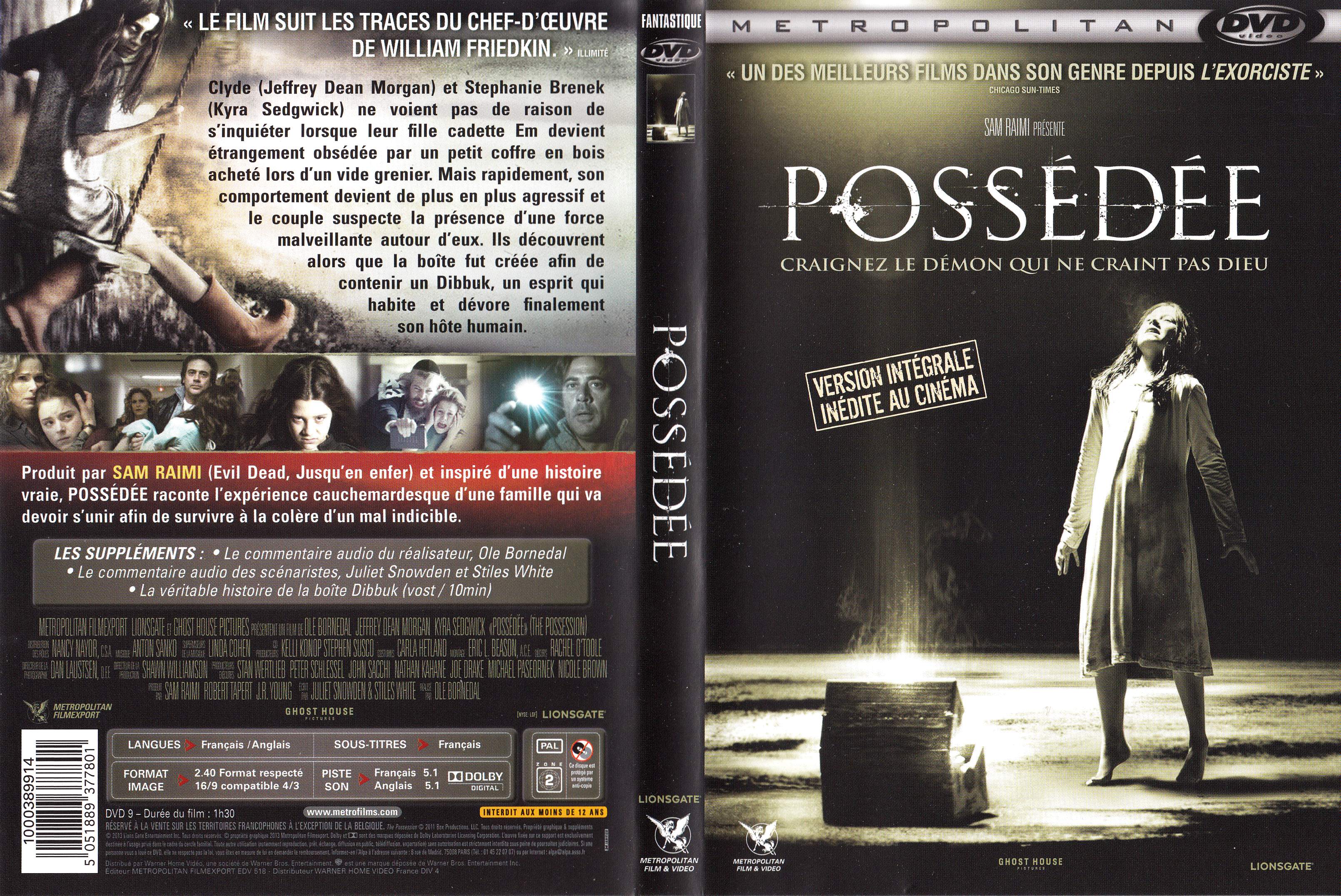 Jaquette DVD Possde (2012)