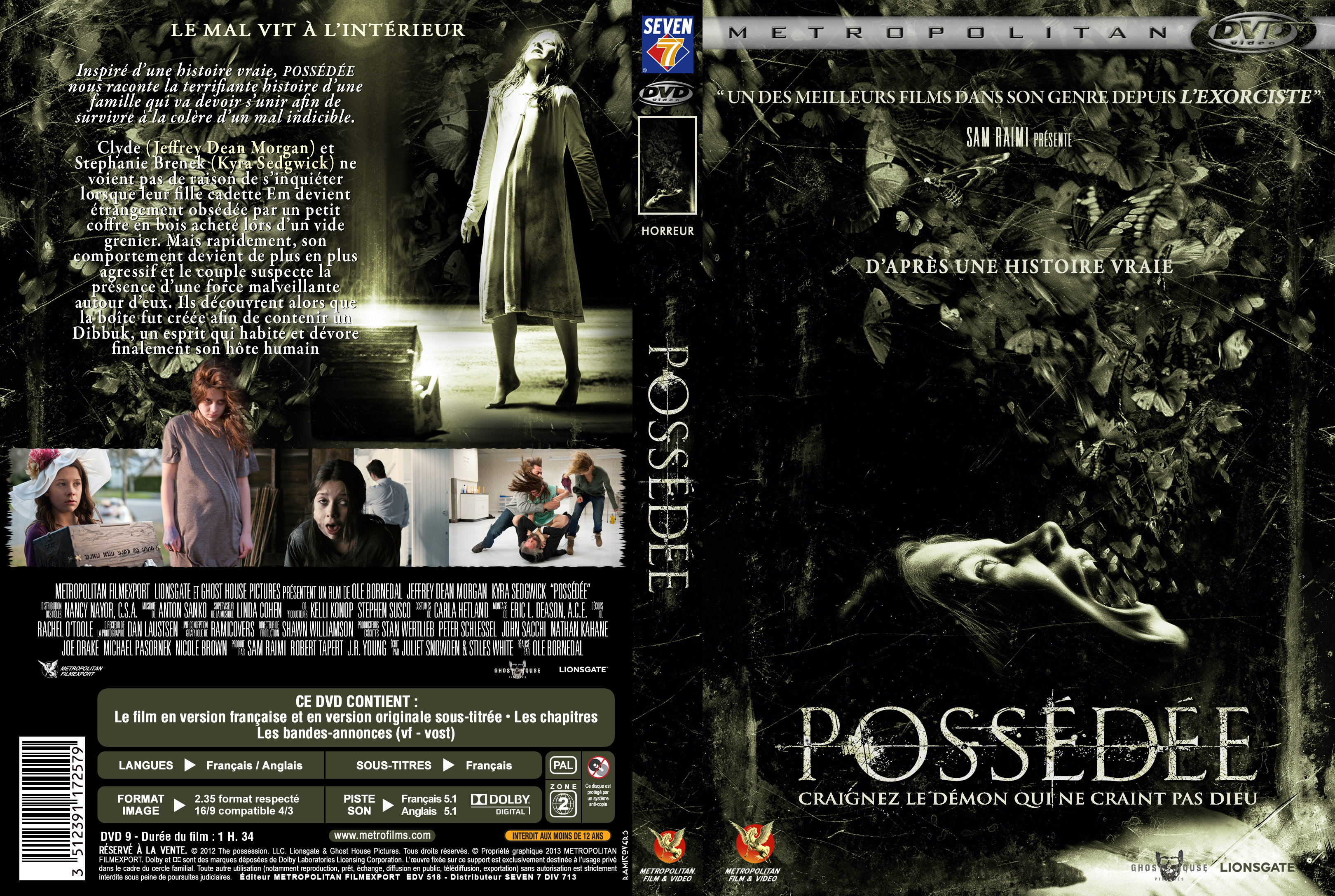 Jaquette DVD Possde (2012) custom v2