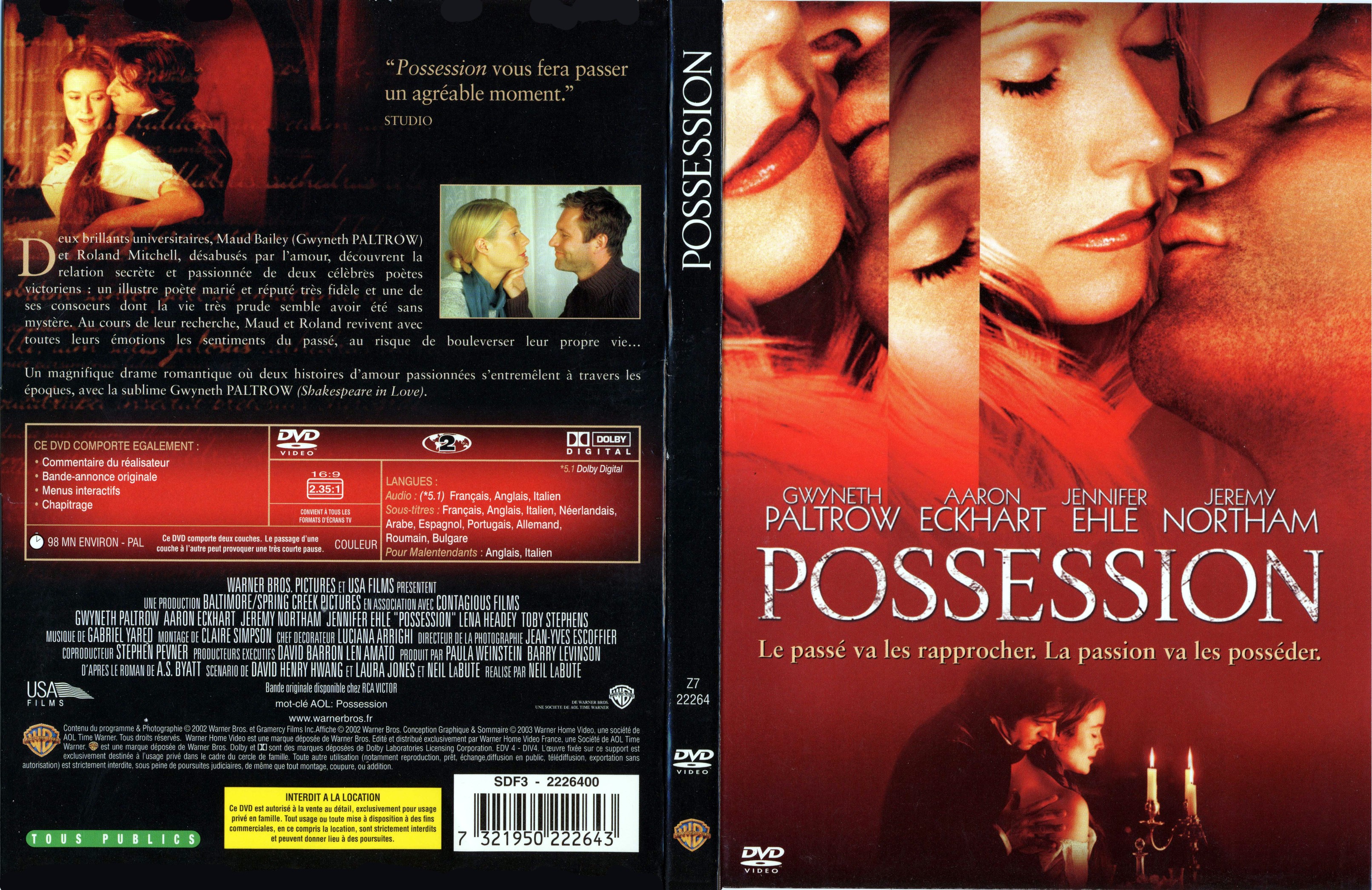 Jaquette DVD Possession