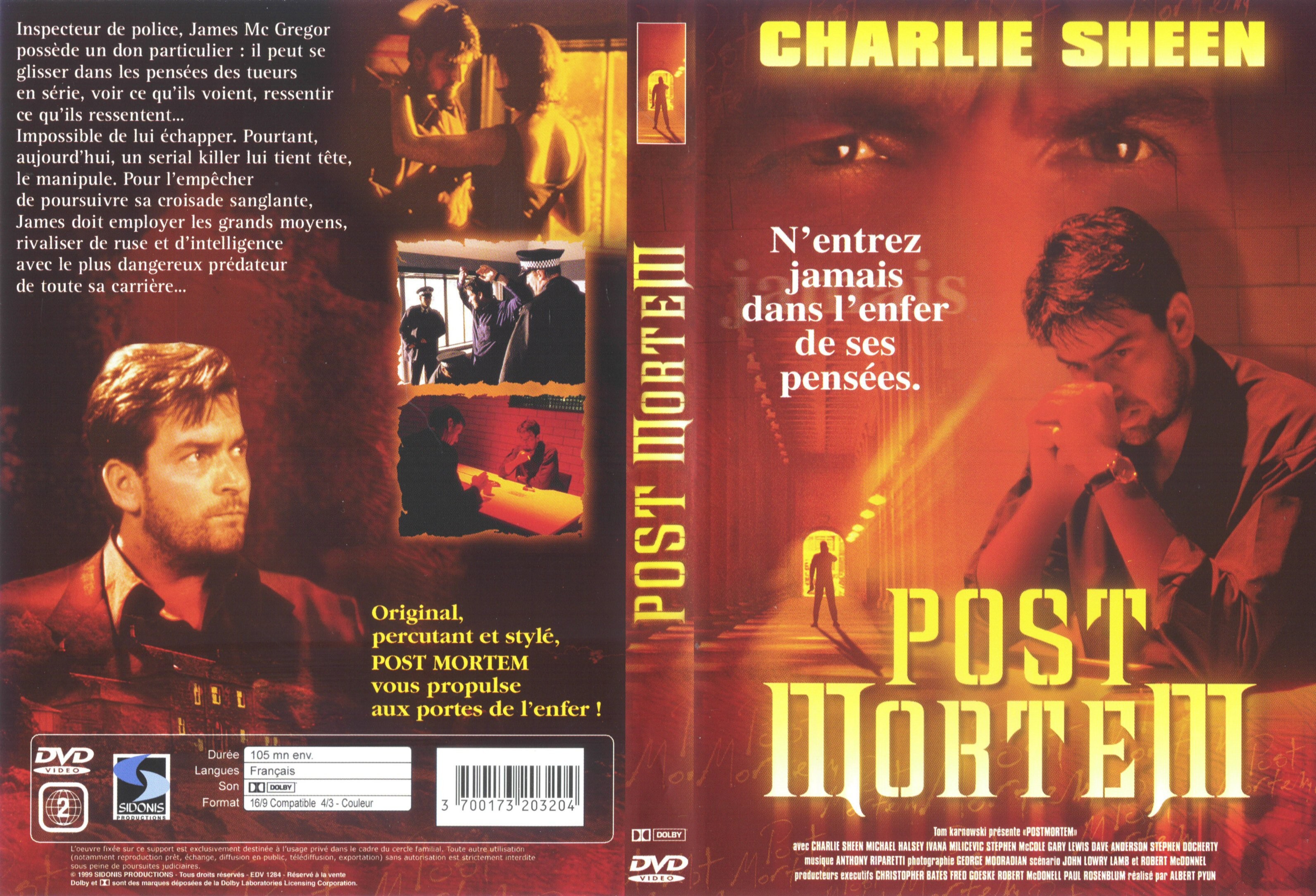 Jaquette DVD Post mortem