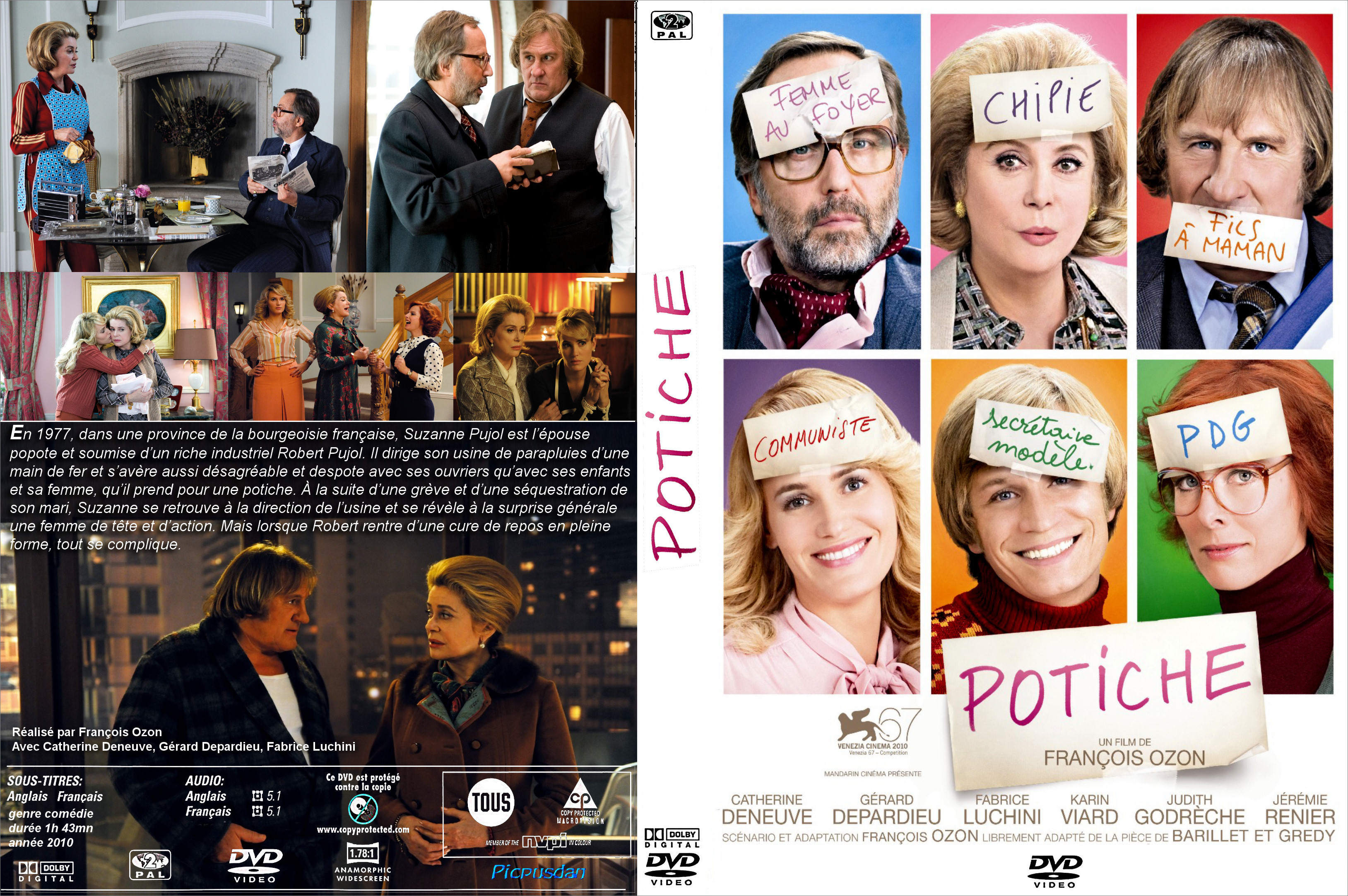 Jaquette DVD Potiche custom