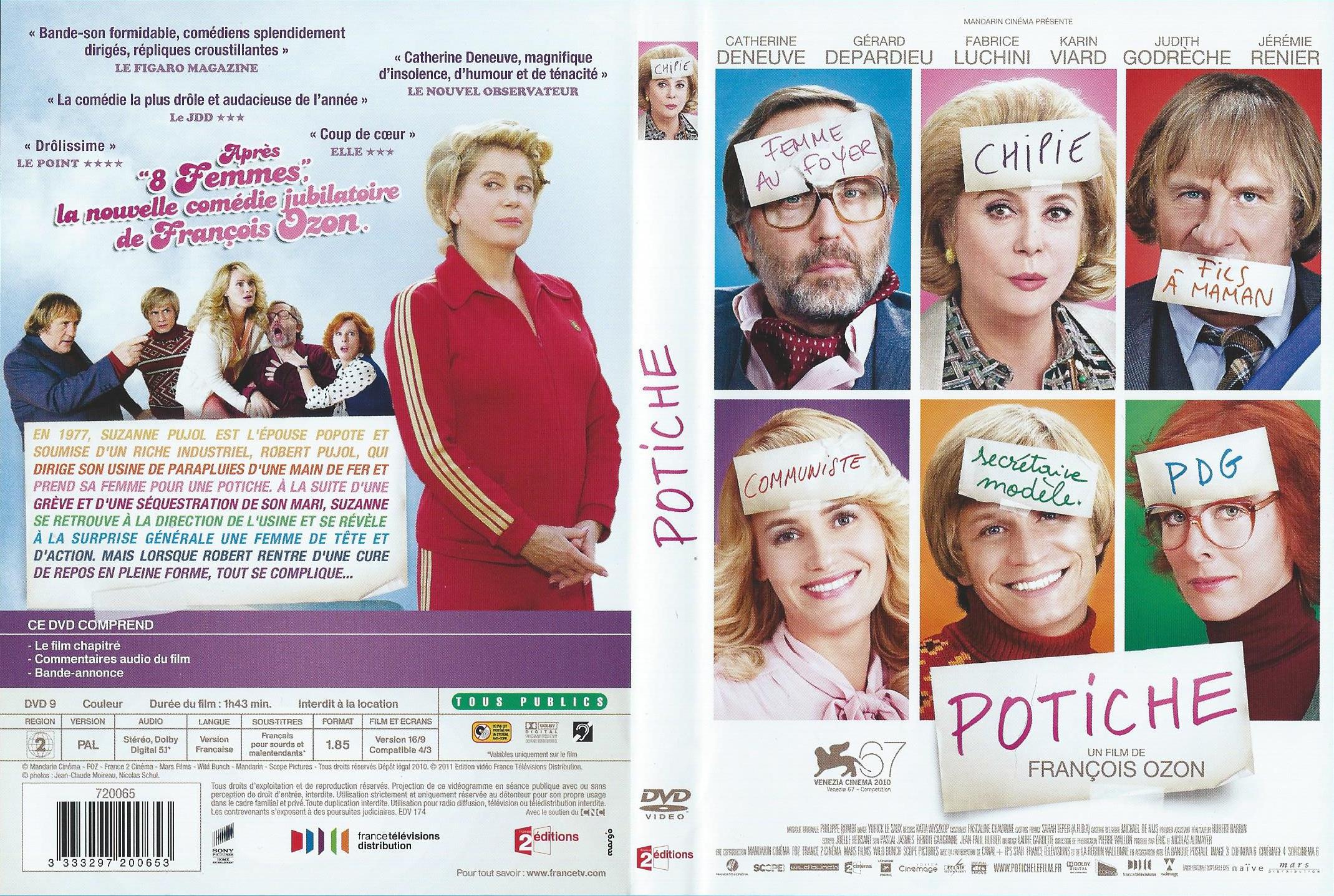 Jaquette DVD Potiche v2