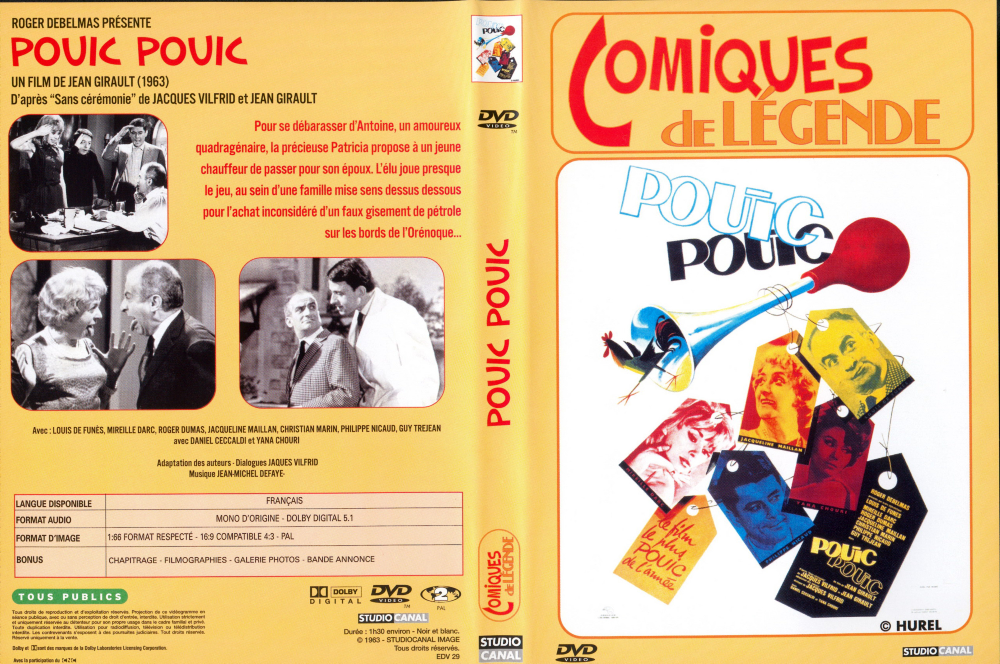 Jaquette DVD Pouic  Pouic