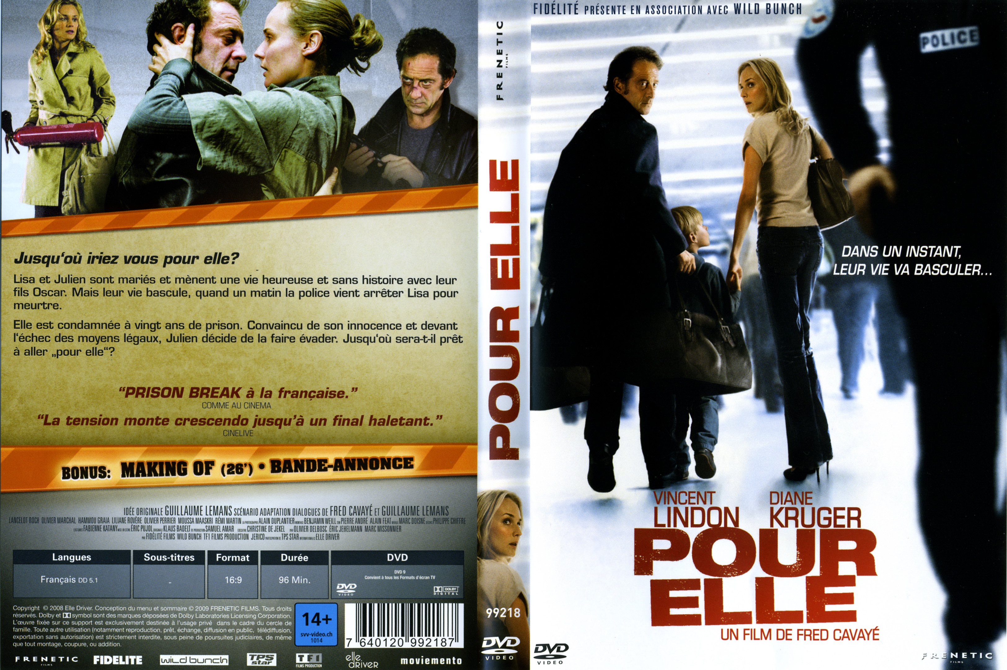 Jaquette DVD Pour elle