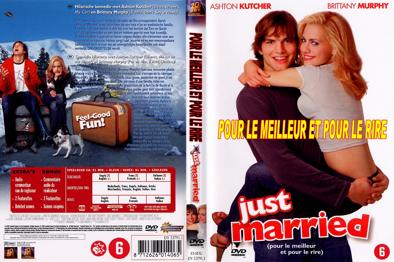 Jaquette DVD Pour le meilleur et pour le rire - Just Married