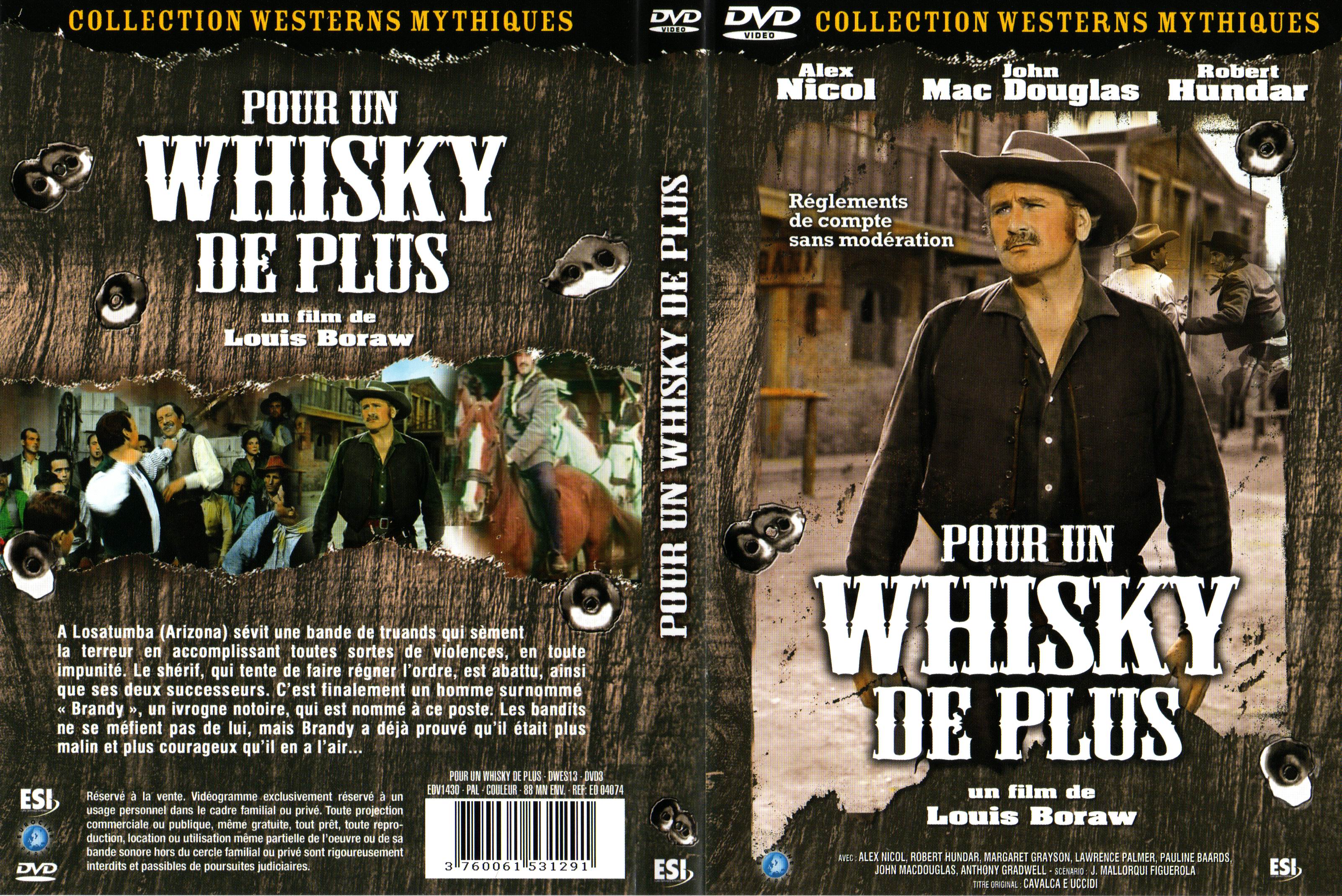 Jaquette DVD Pour un whisky de plus