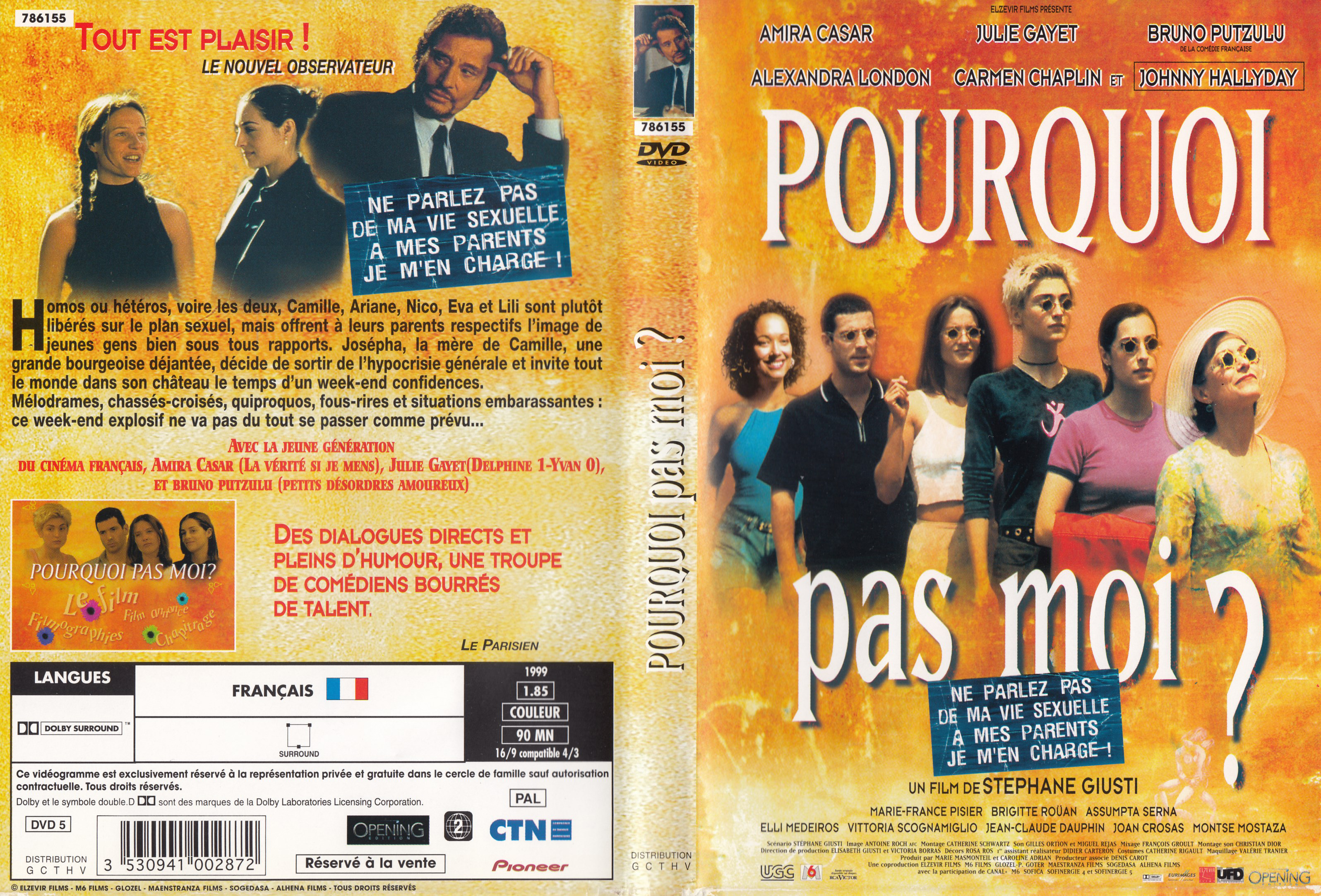 Jaquette DVD Pourquoi pas moi v2