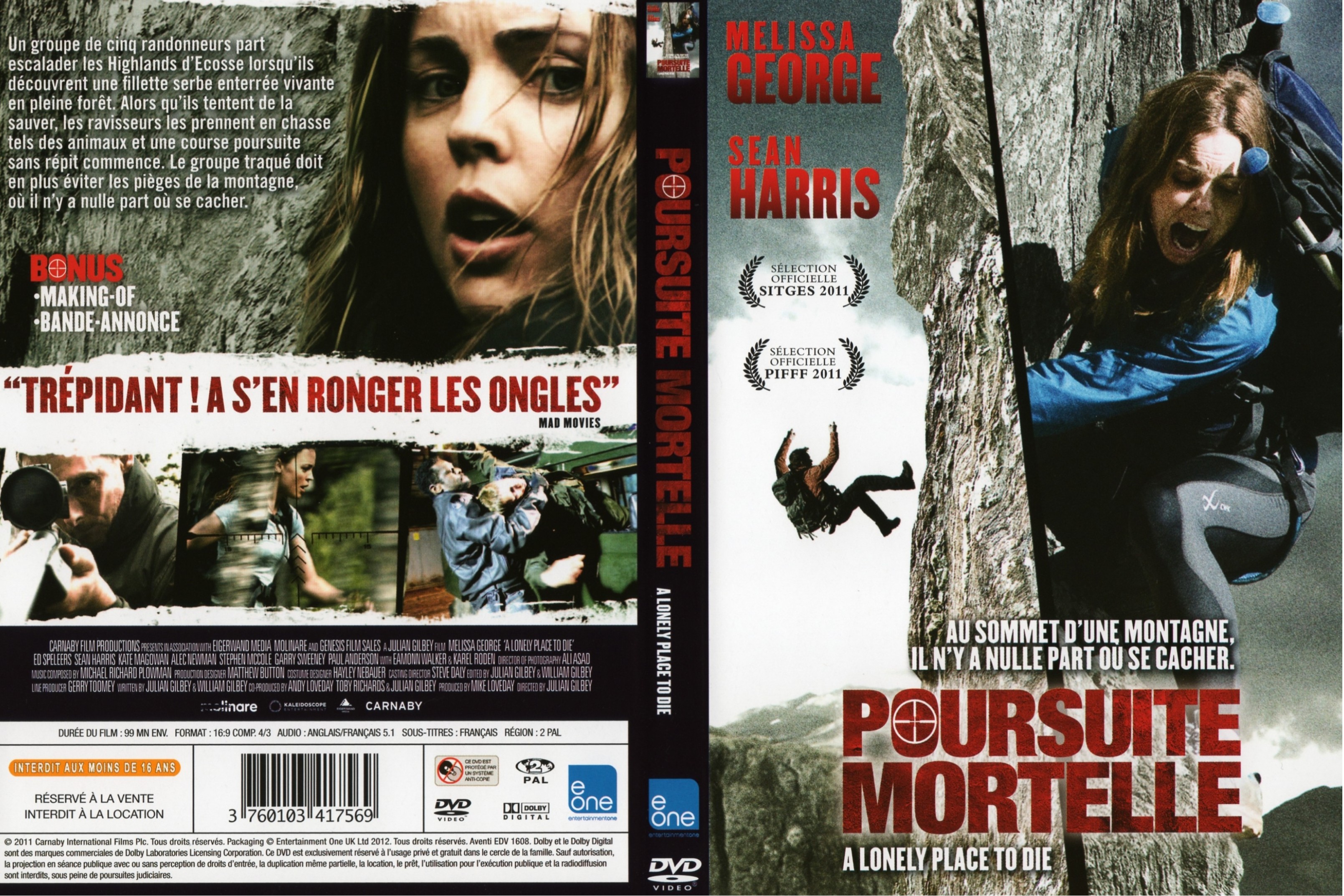 Jaquette DVD Poursuite Mortelle