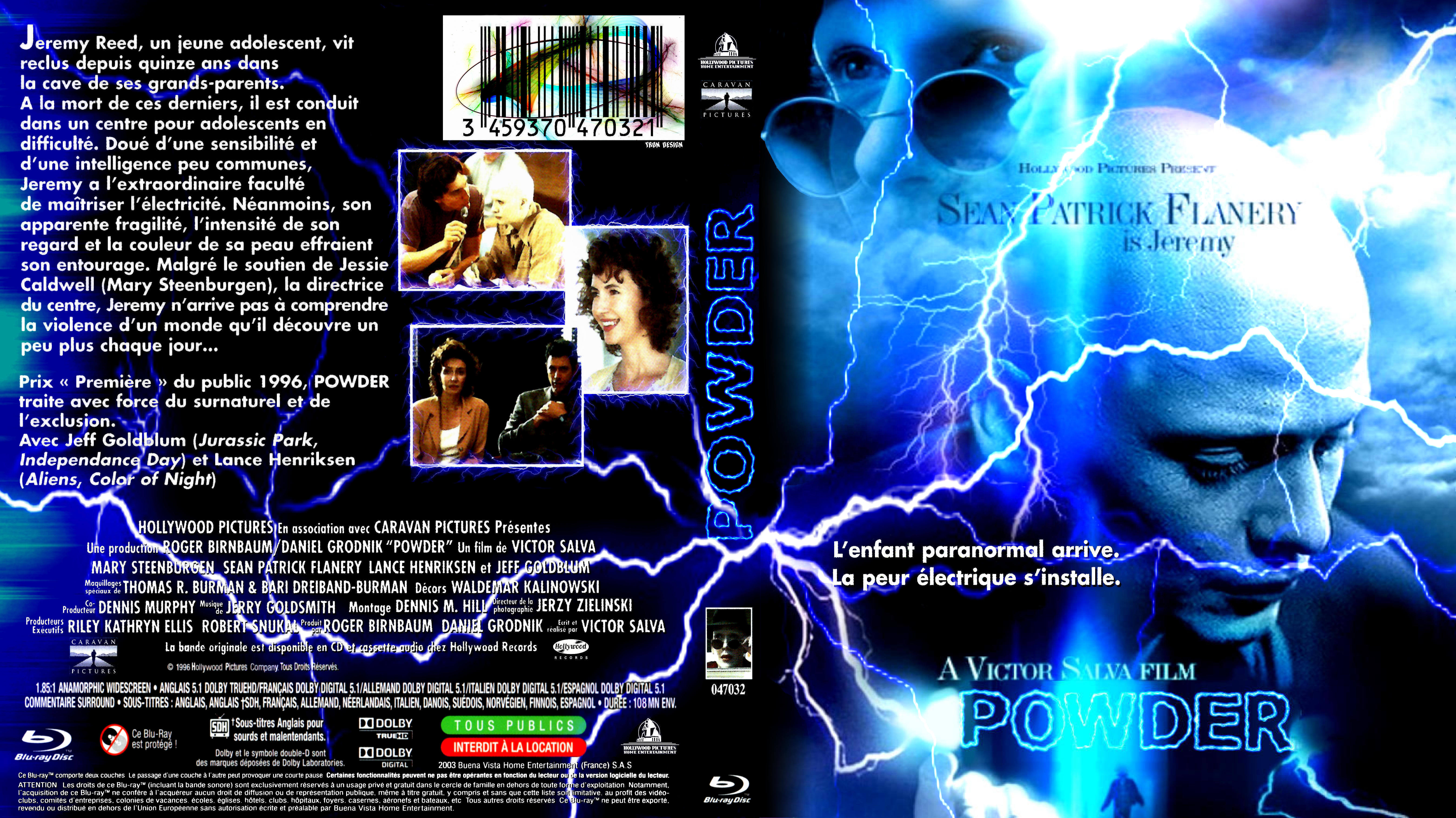 Jaquette DVD Powder custom (BLU-RAY)