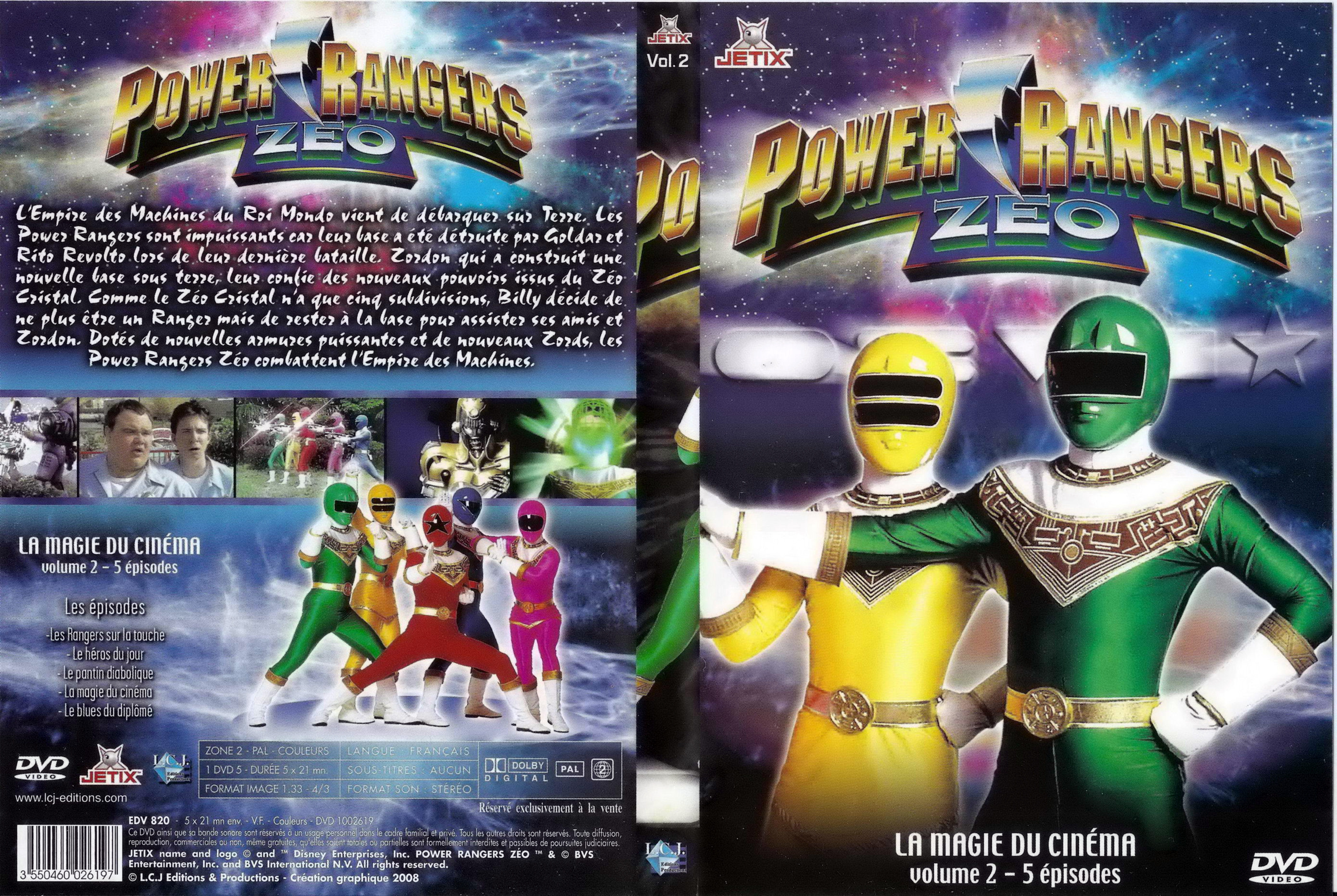 Jaquette DVD Power rangers zeo vol 2