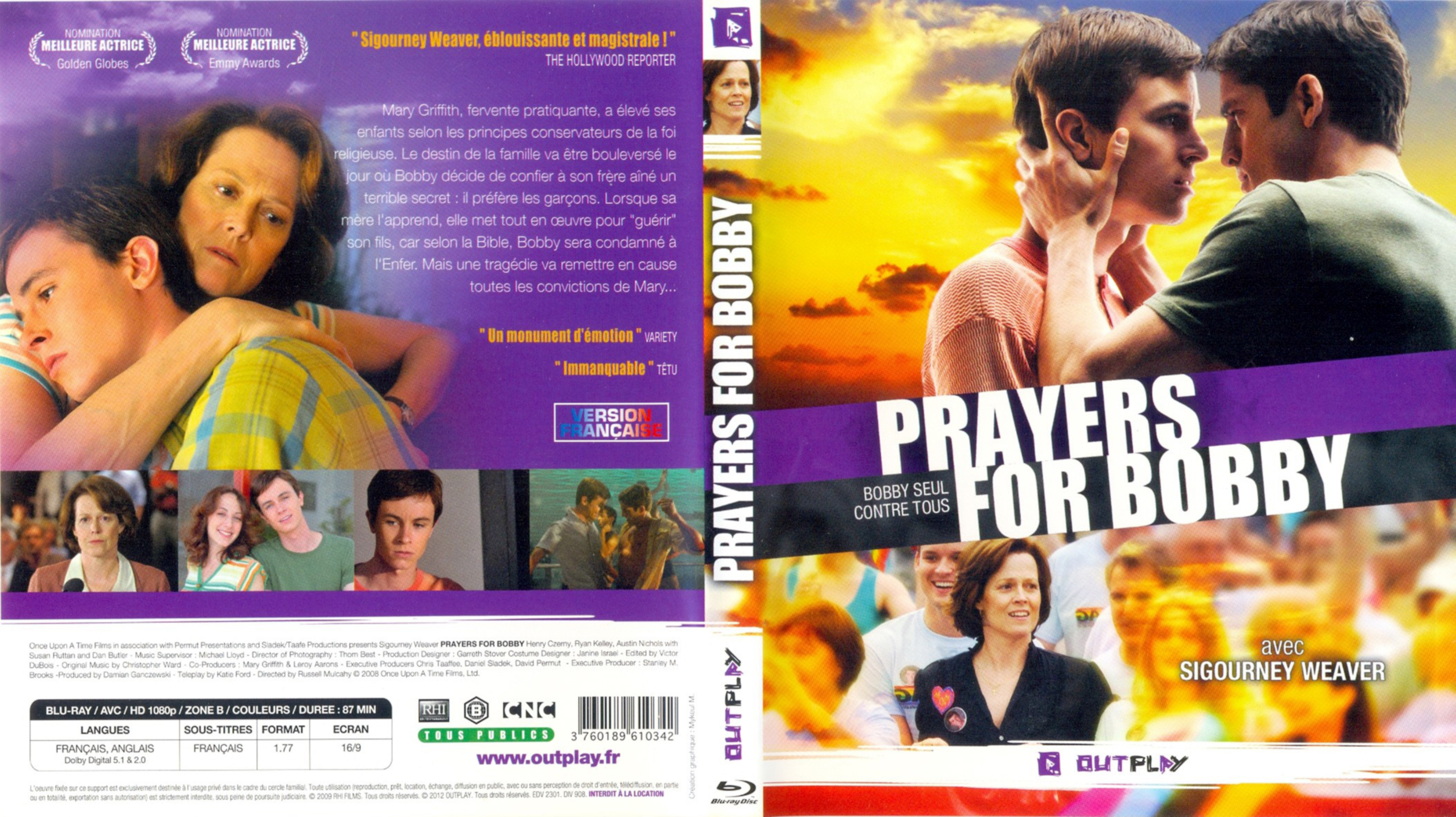 Jaquette DVD Prayers for Bobby (BLU-RAY)
