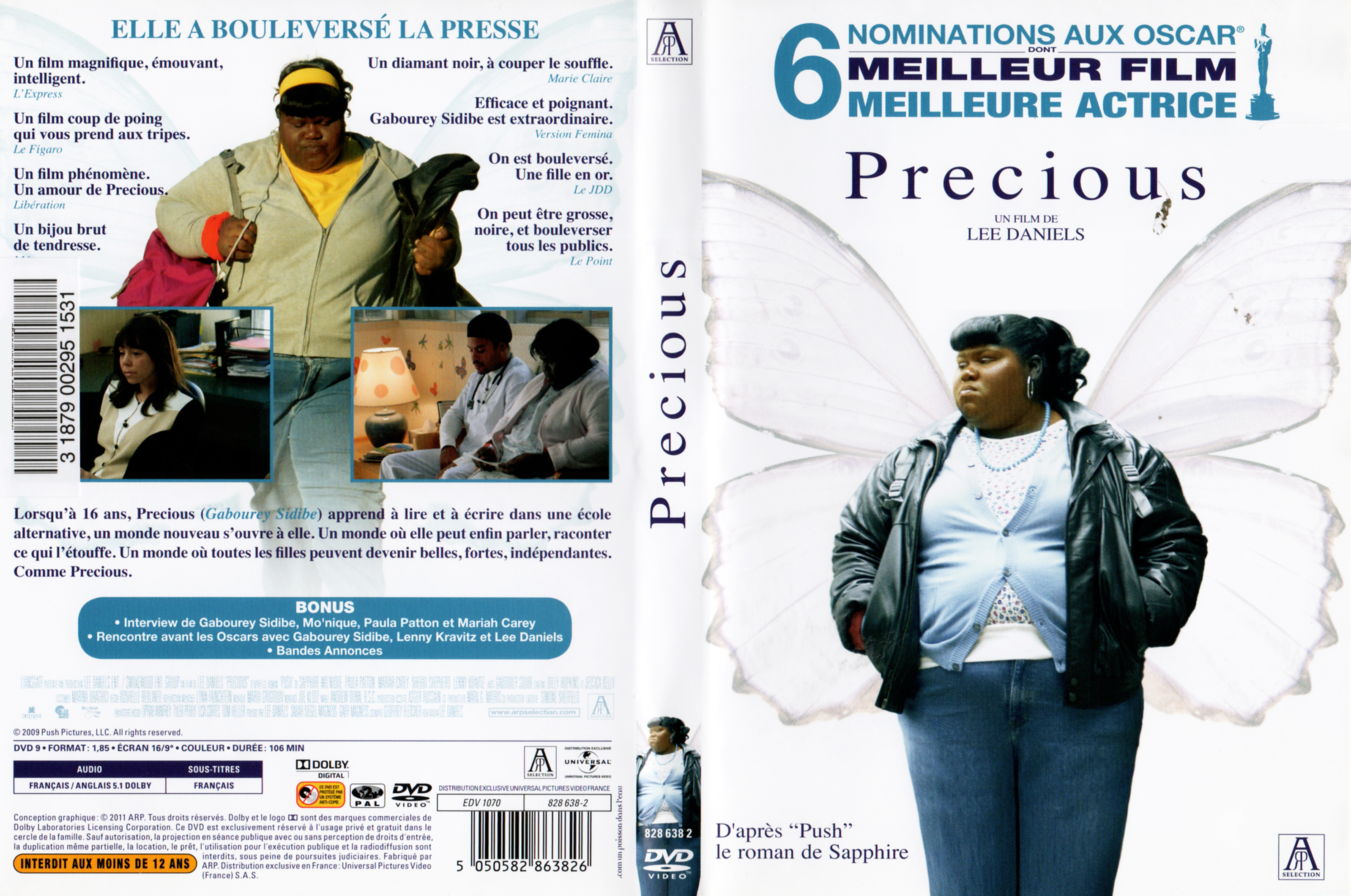Jaquette DVD Precious v2