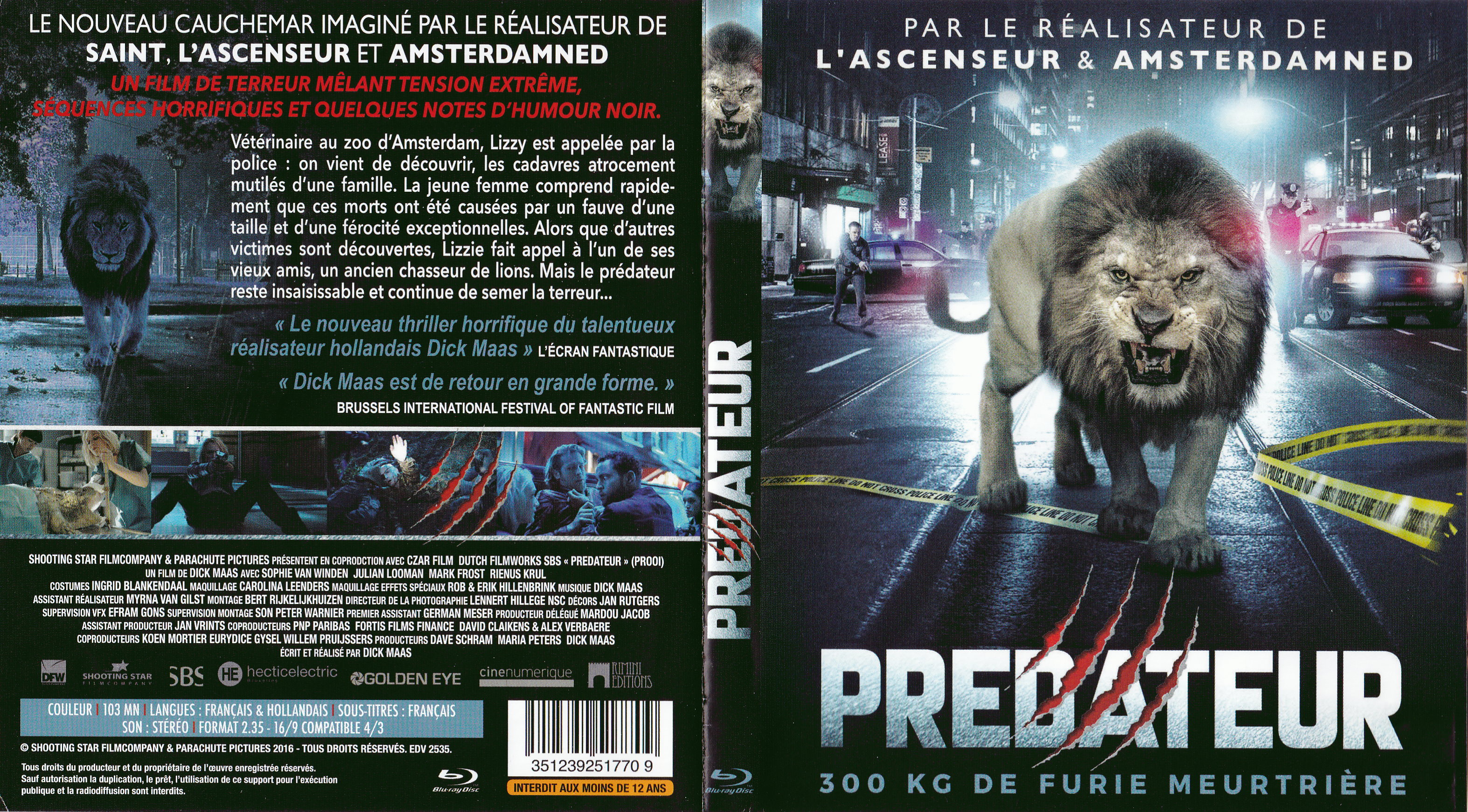 Jaquette DVD Predateur (BLU-RAY)