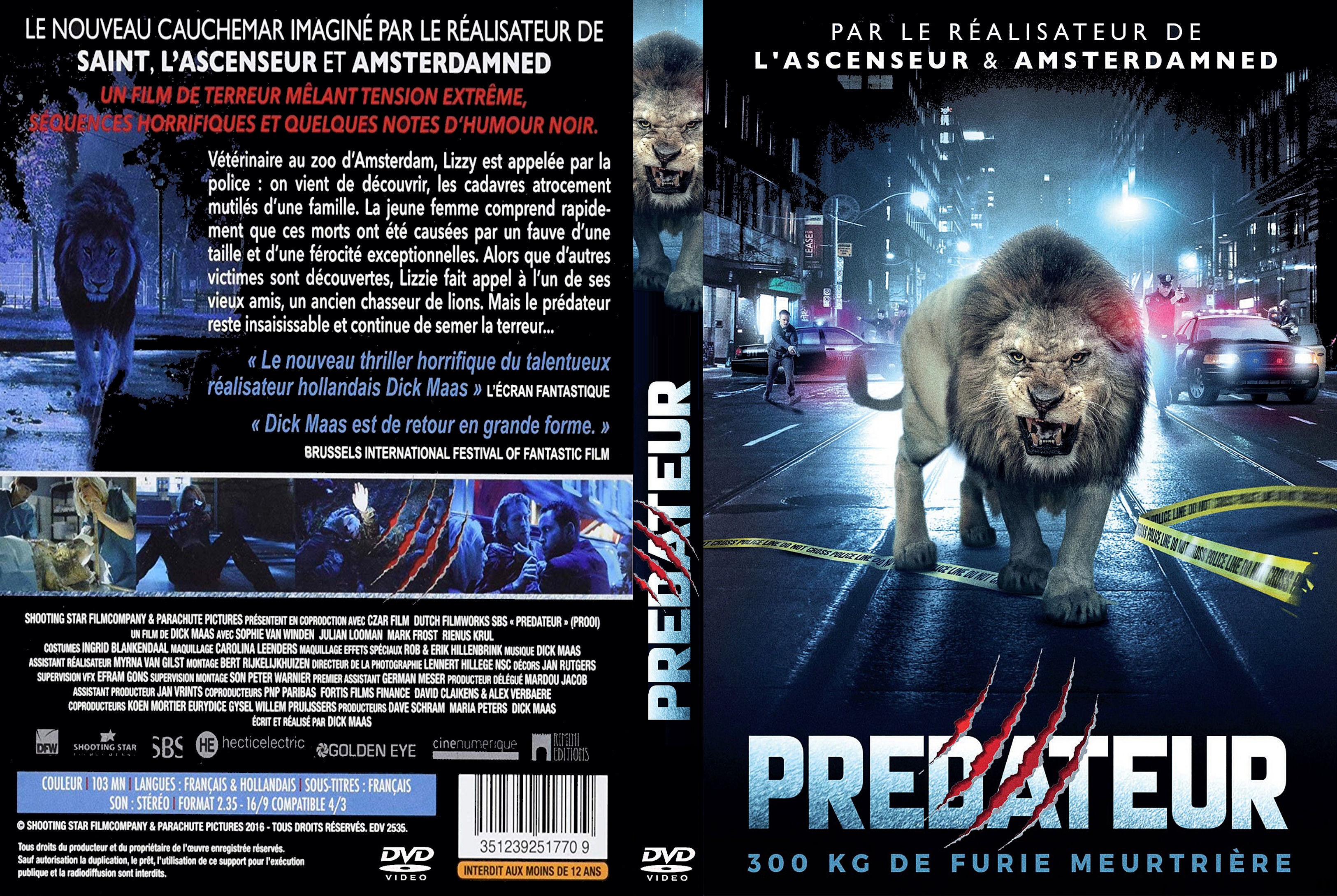 Jaquette DVD Prdateur custom