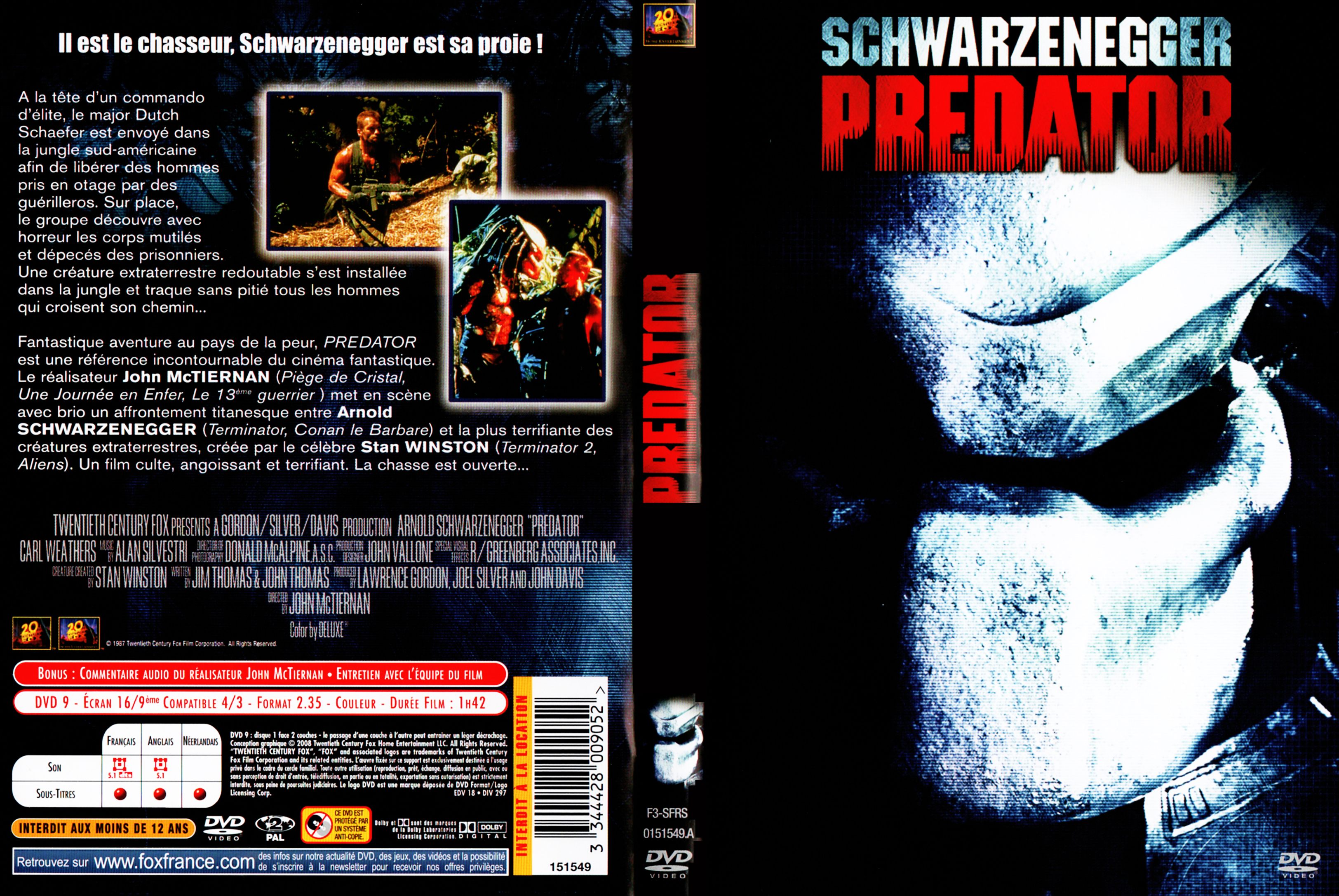 Jaquette DVD Predator v4