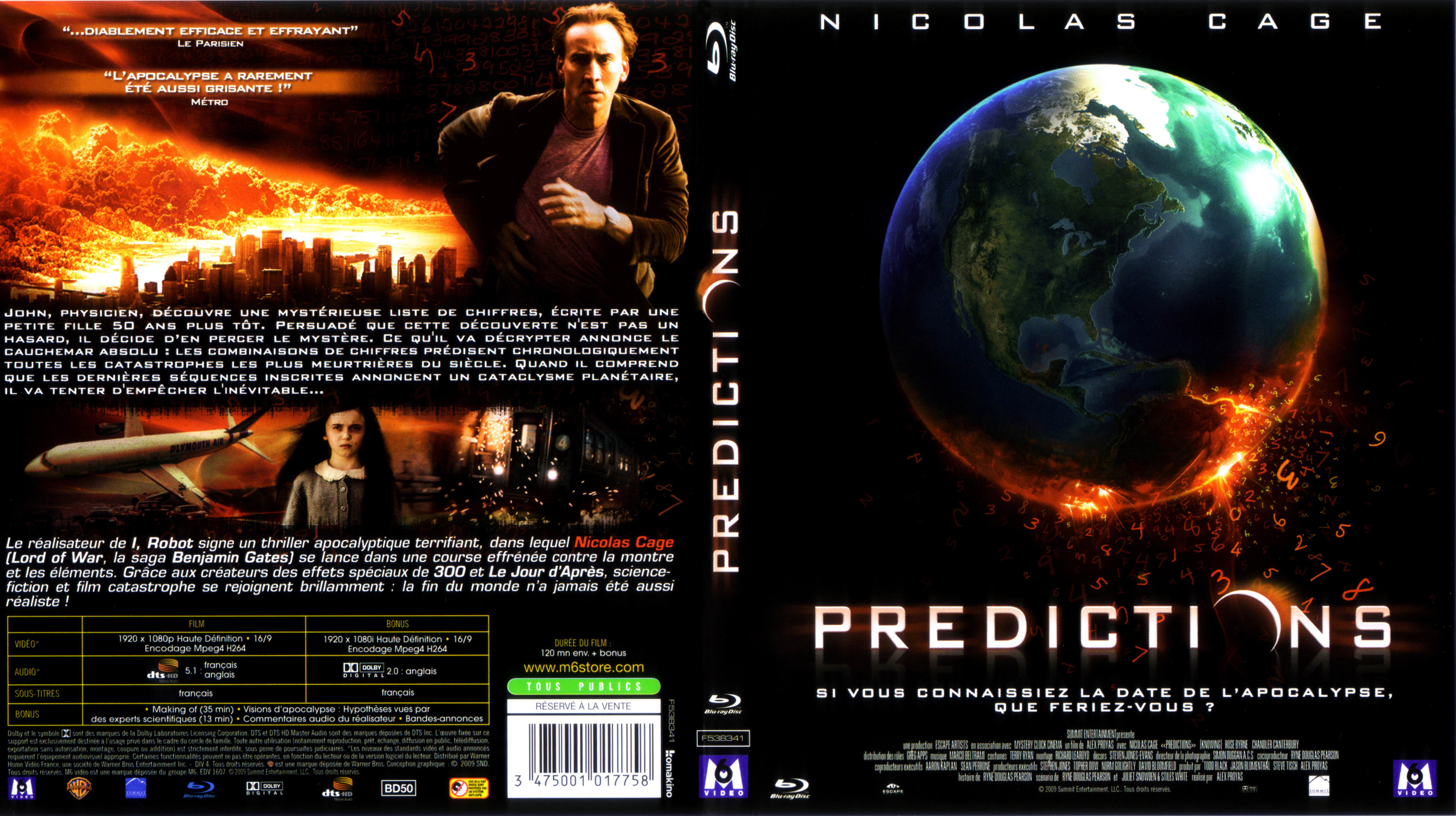 Jaquette DVD Predictions (BLU-RAY)