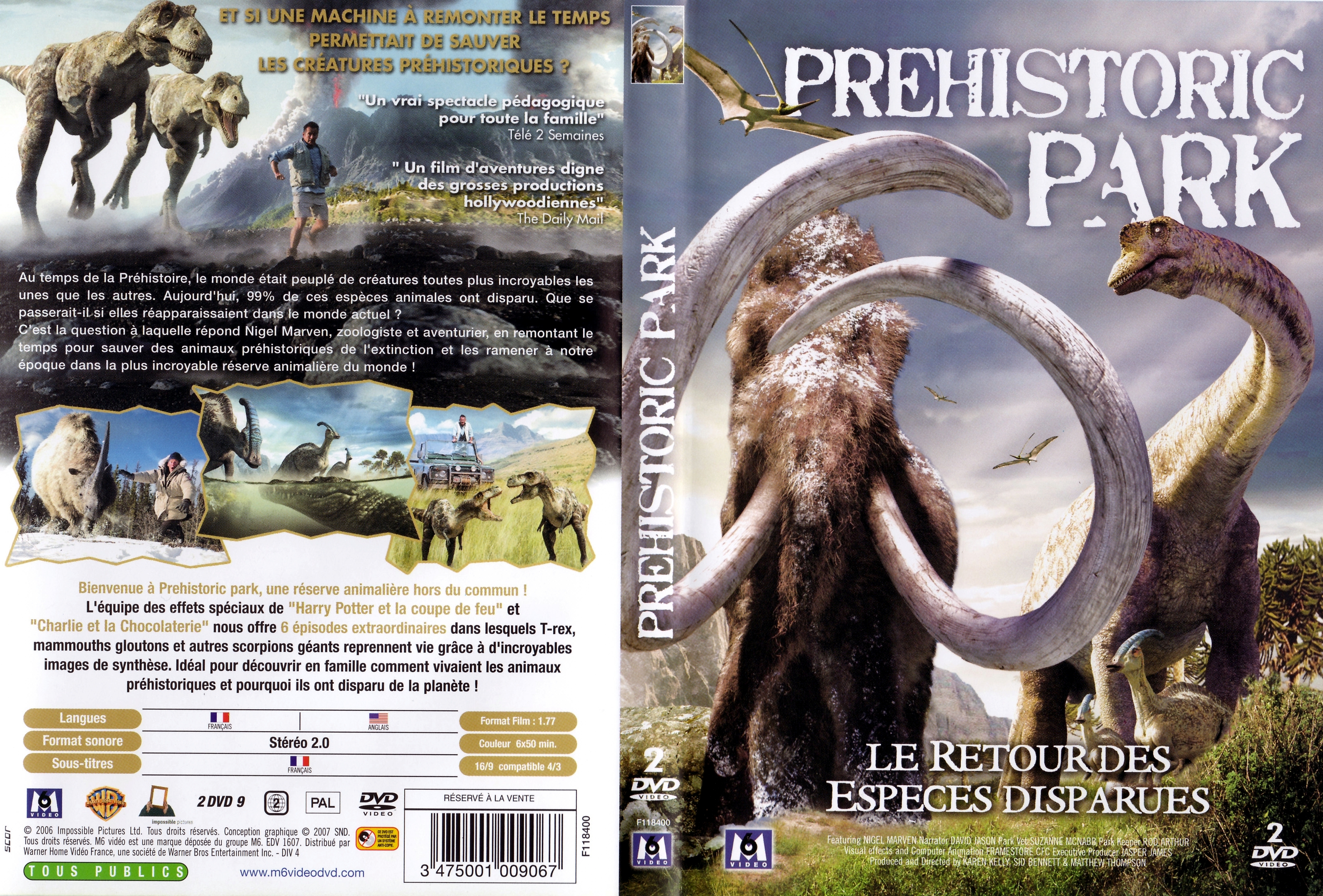 Jaquette DVD Prehistoric Park