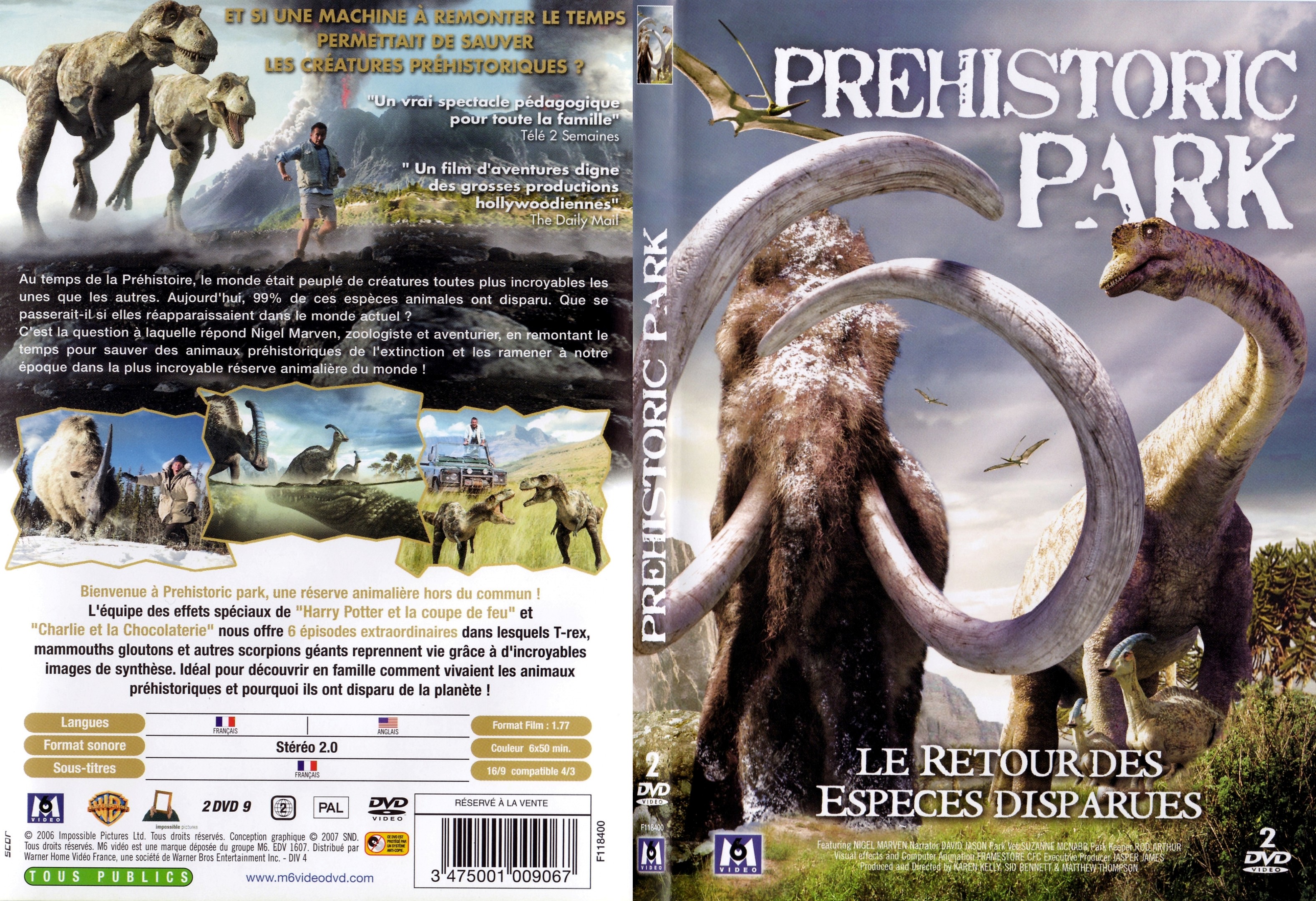 Jaquette DVD Prhistoric park - SLIM