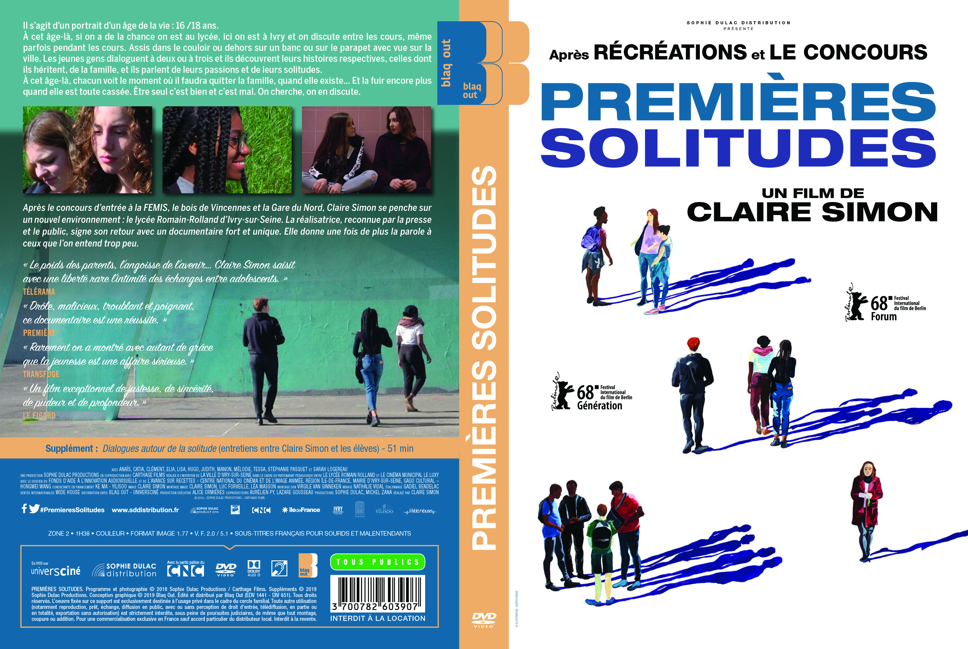 Jaquette DVD Premieres solitudes