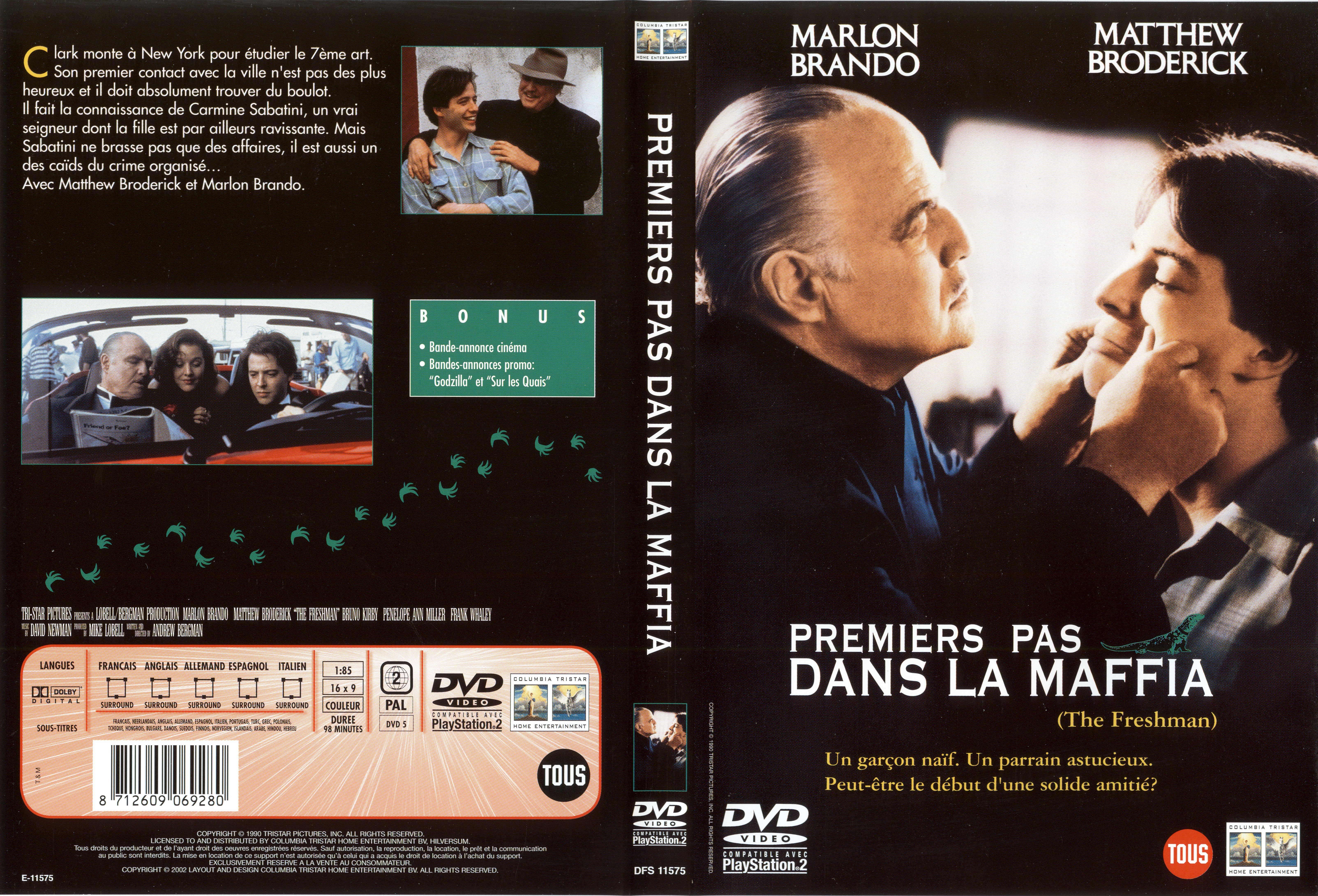 Jaquette DVD Premiers pas dans la mafia v2