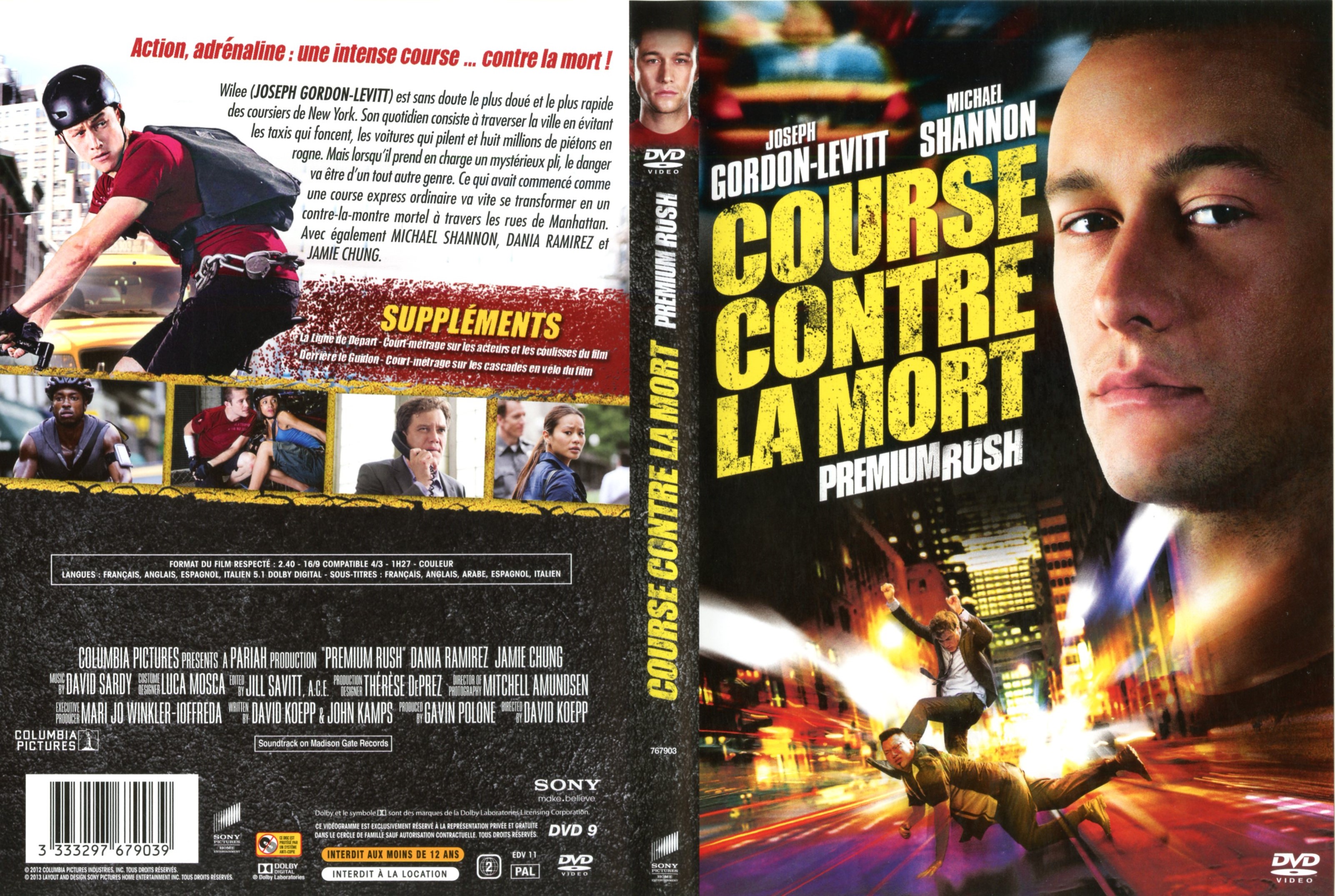 Jaquette DVD Premium Rush - Course contre la mort