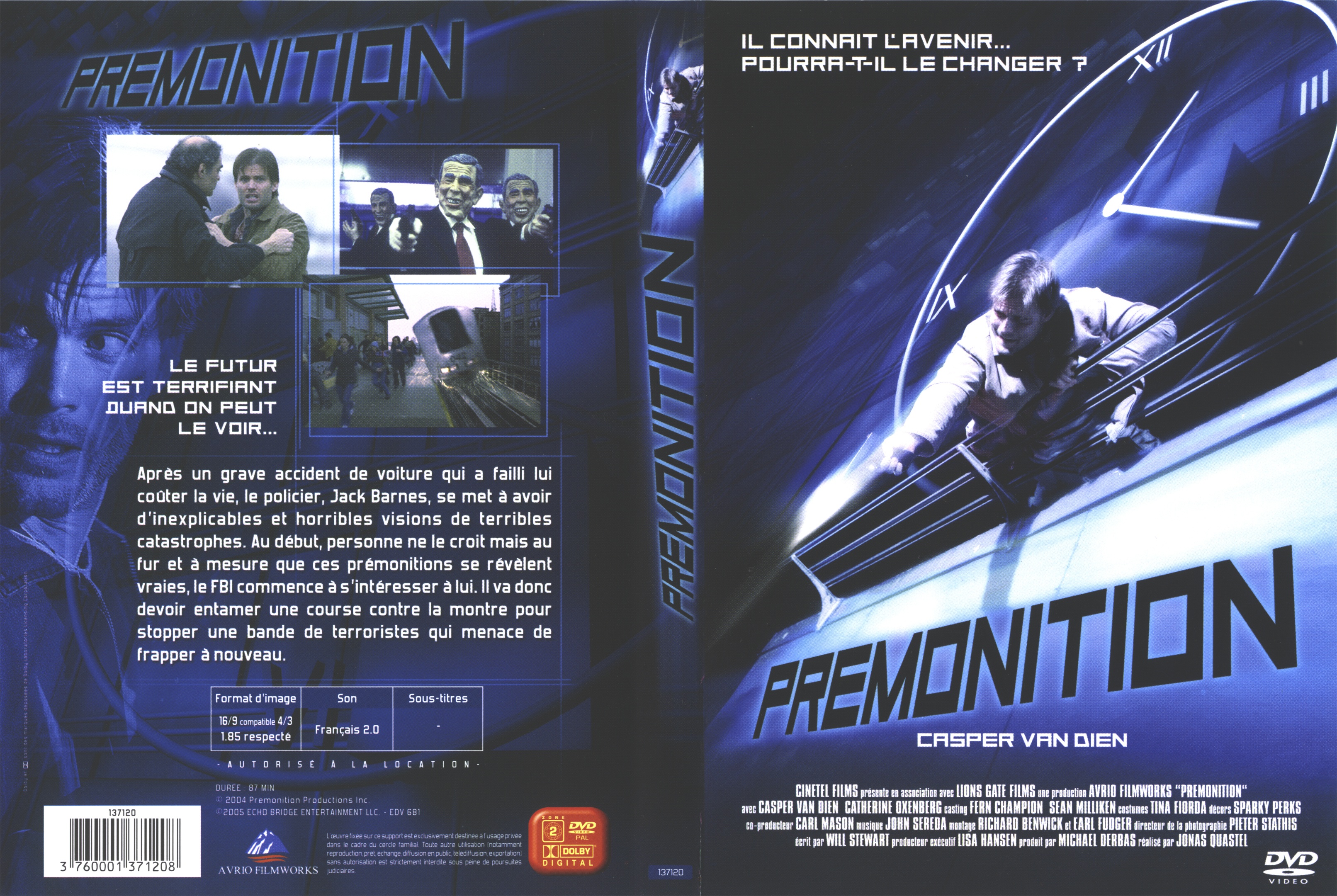 Jaquette DVD Prmonition