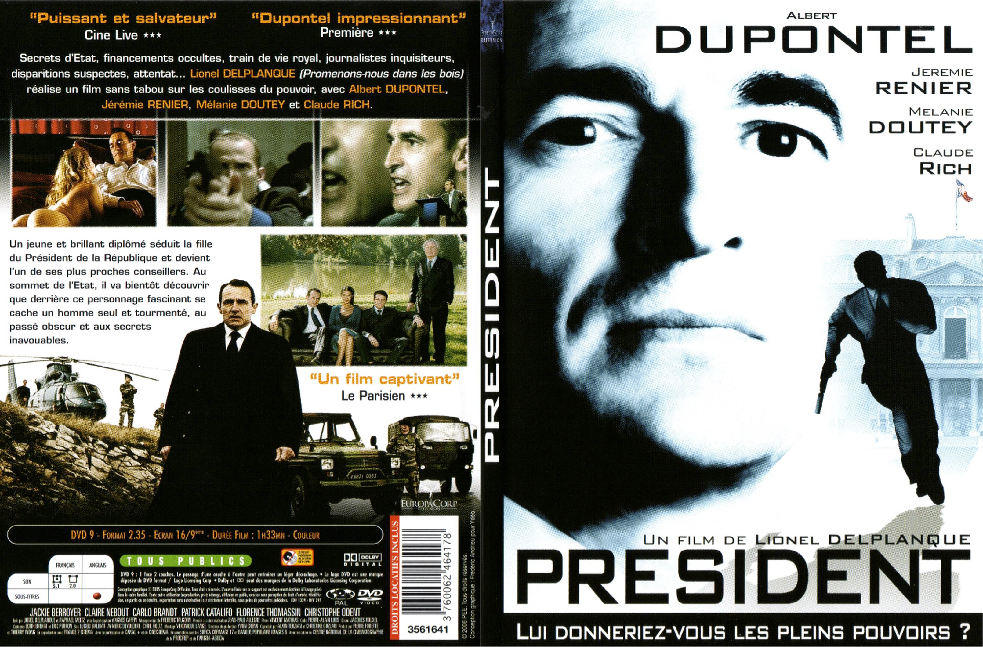 Jaquette DVD President  - SLIM