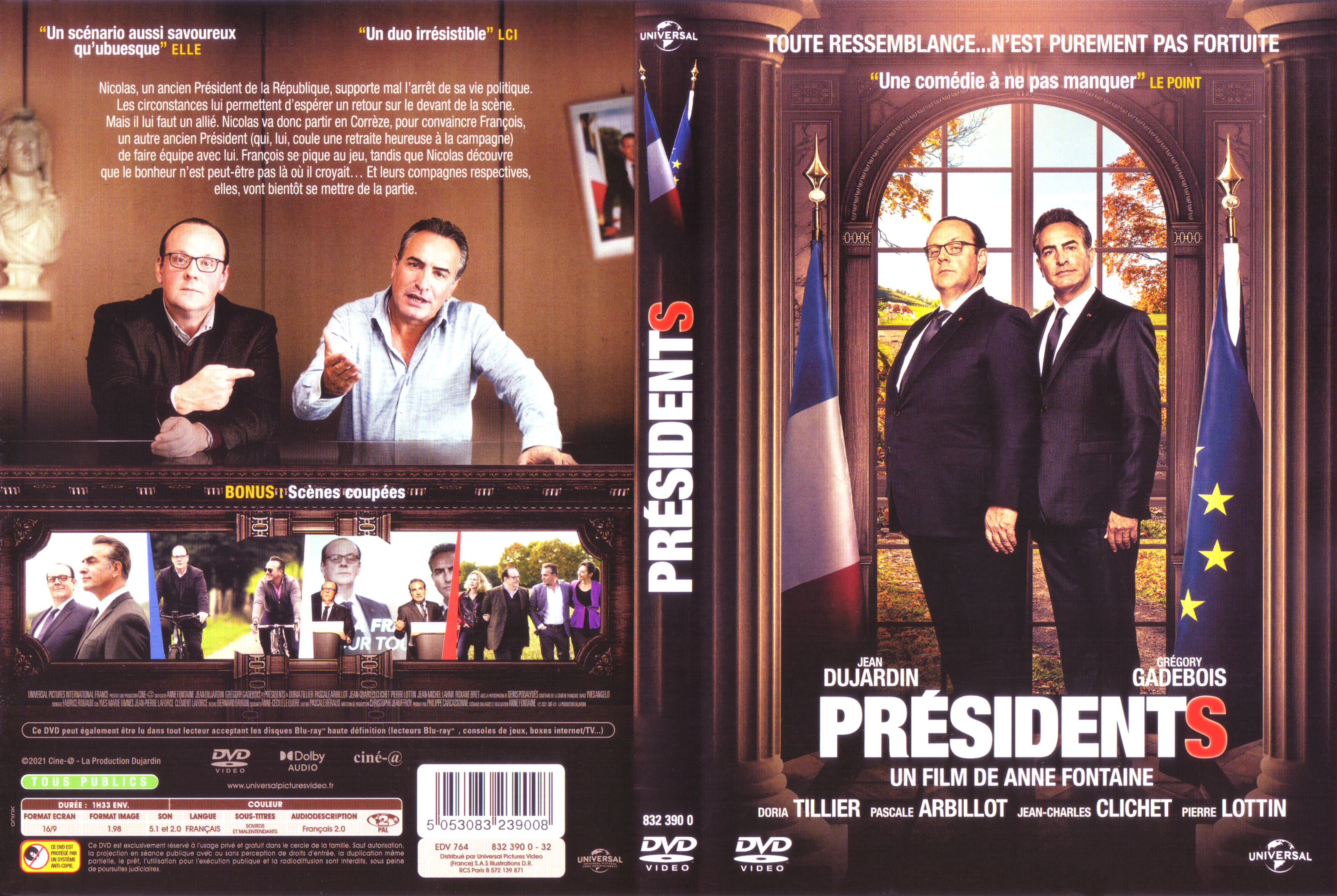 Jaquette DVD Prsidents