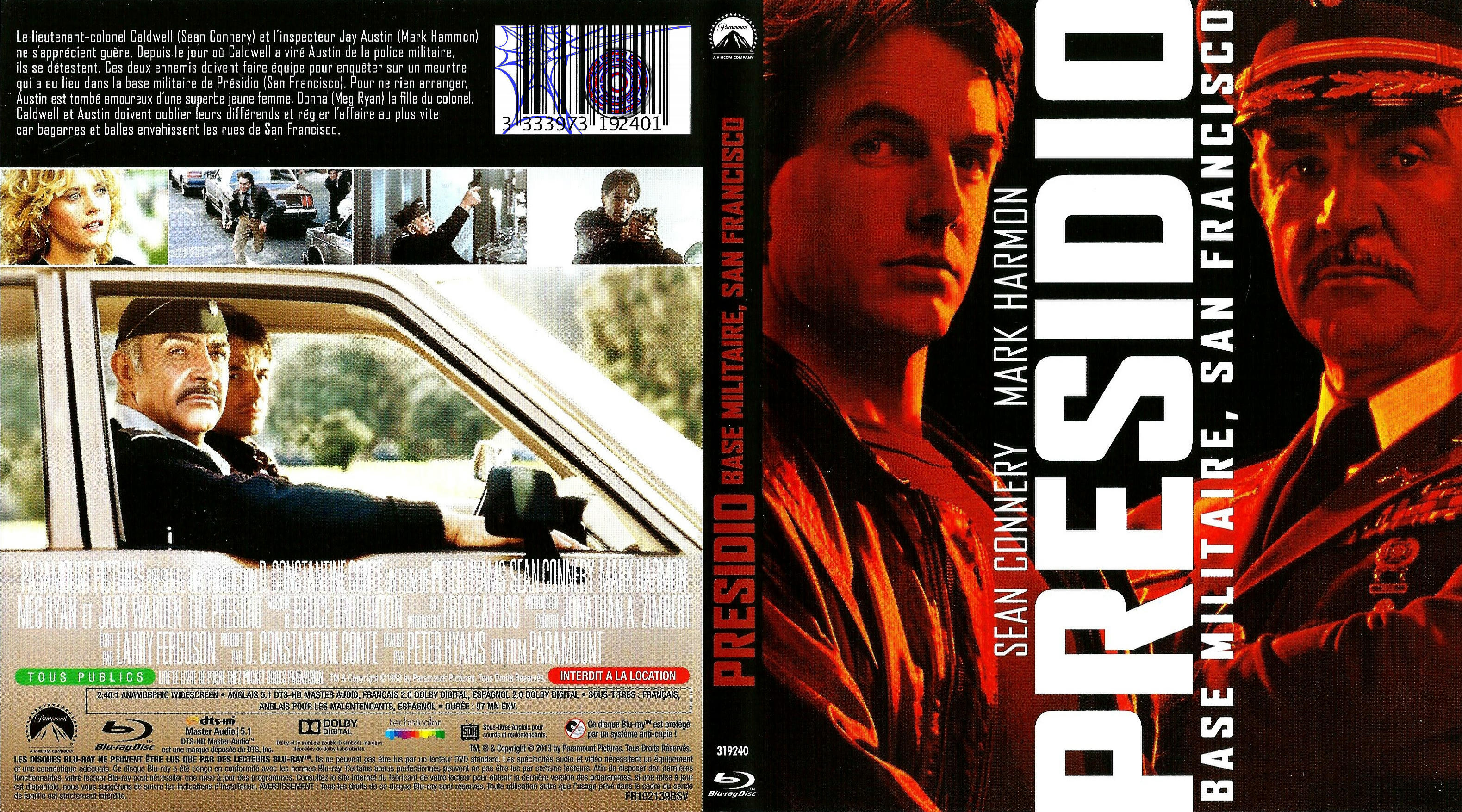 Jaquette DVD Presidio (BLU-RAY)