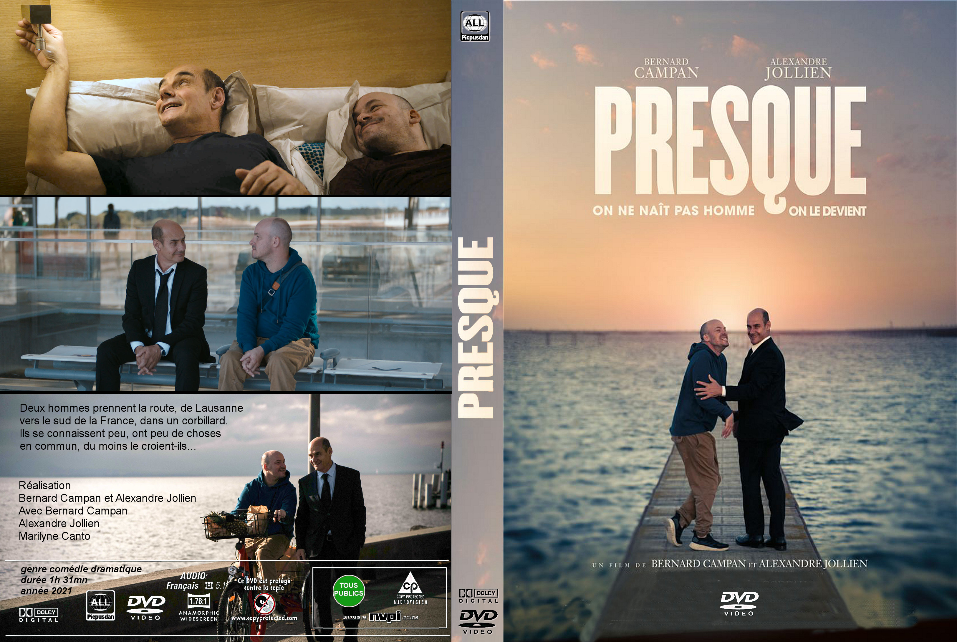 Jaquette DVD Presque custom