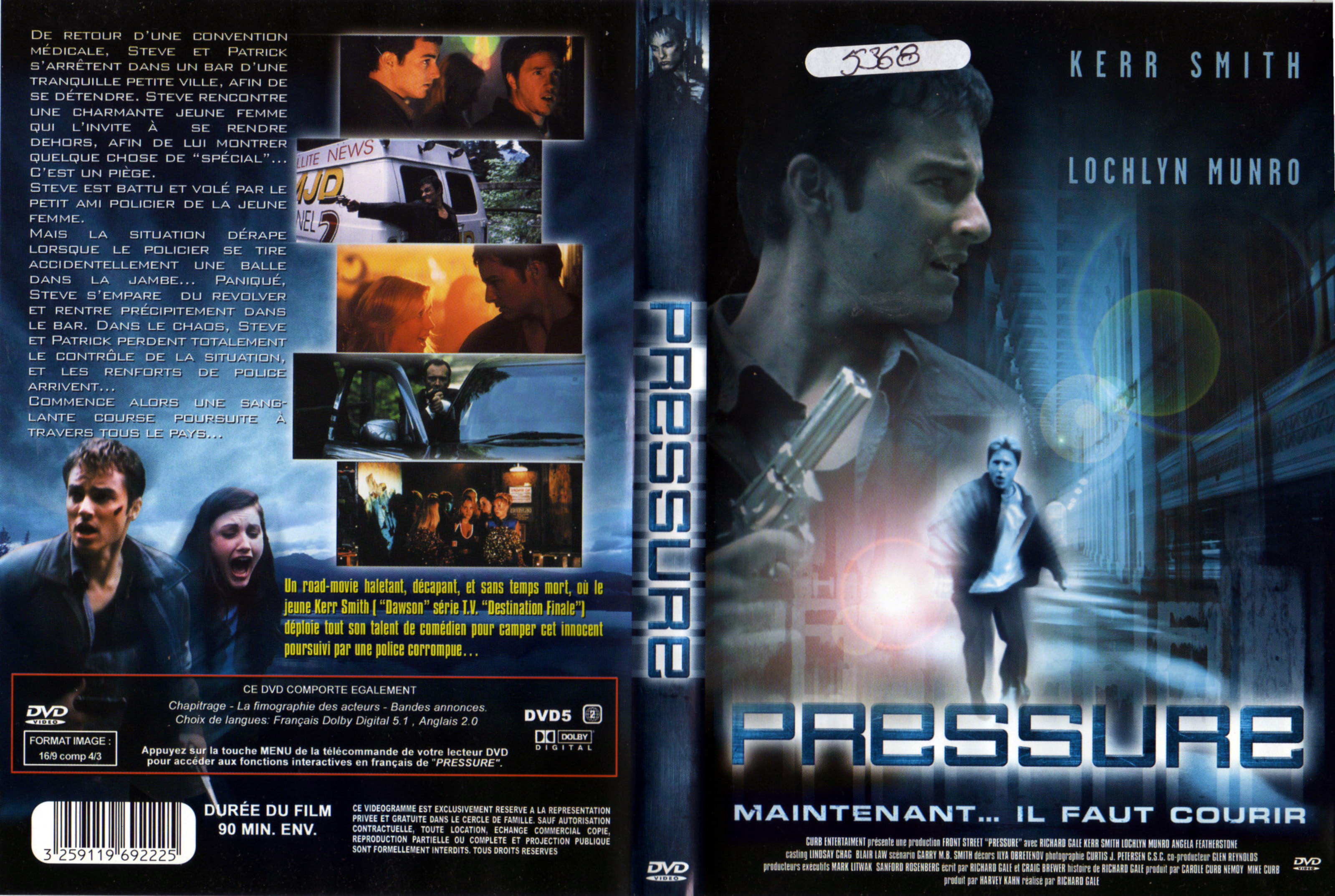Jaquette DVD Pressure