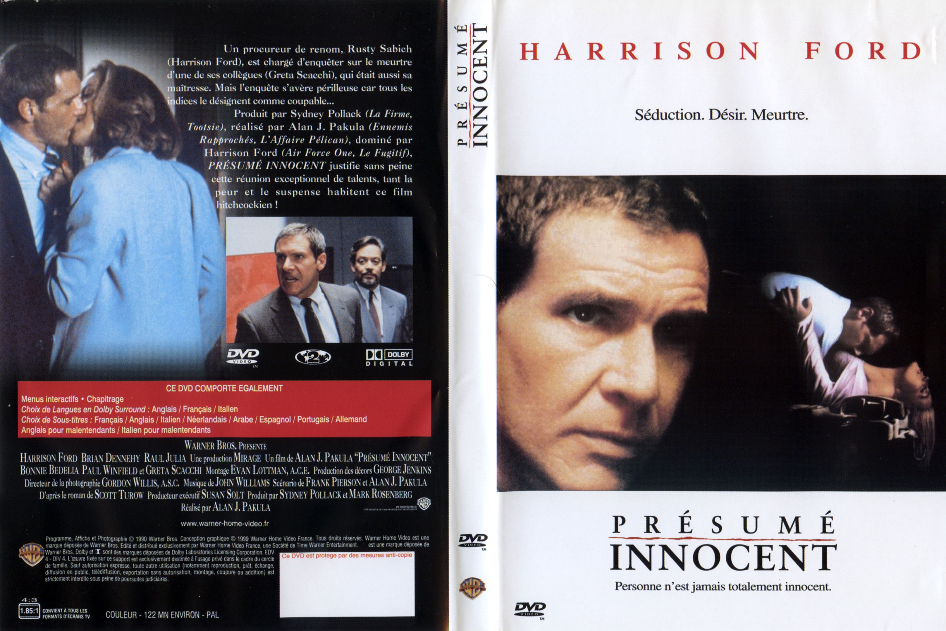 Jaquette DVD Presum innocent