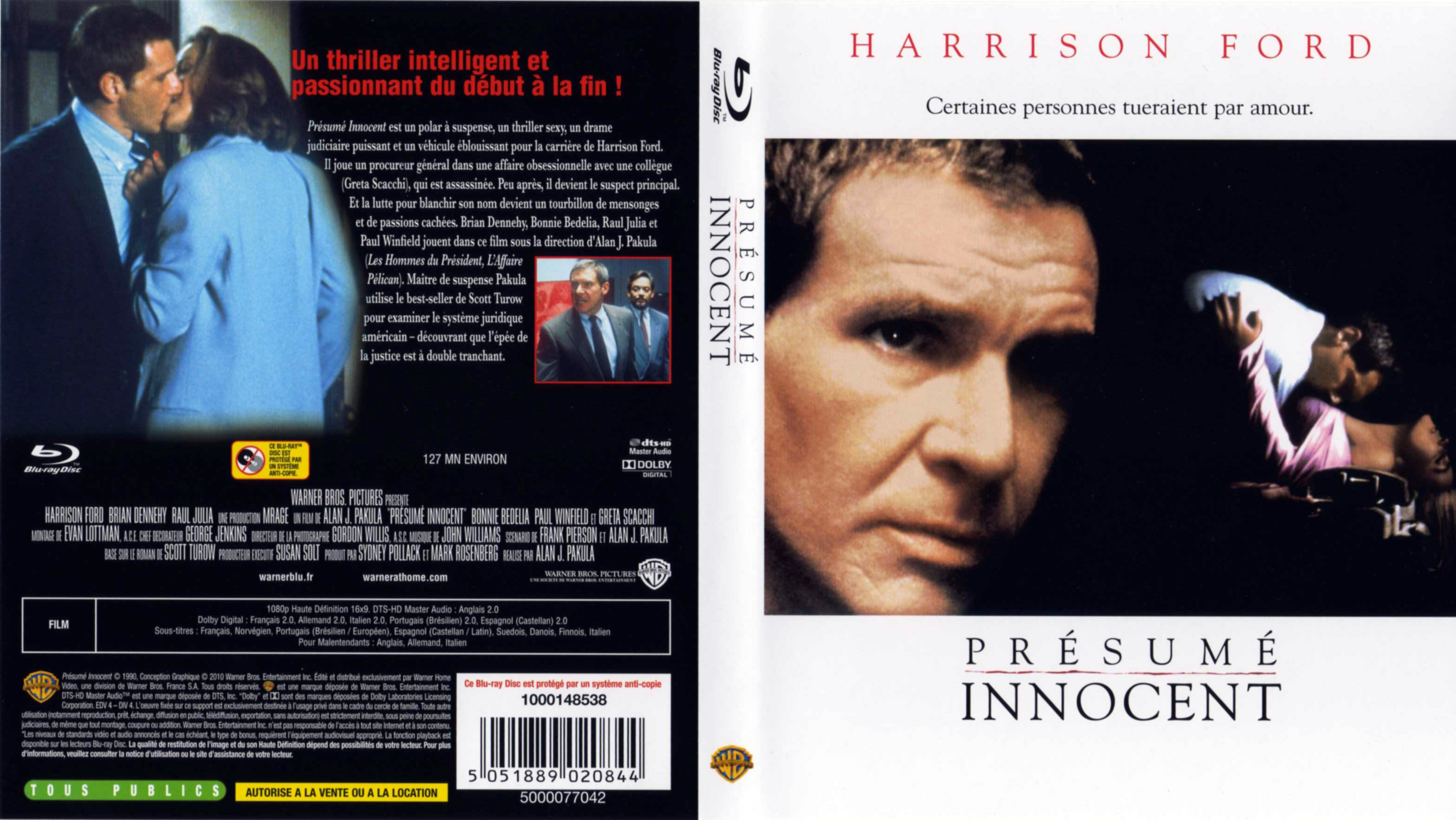 Jaquette DVD Prsum innocent (BLU-RAY)