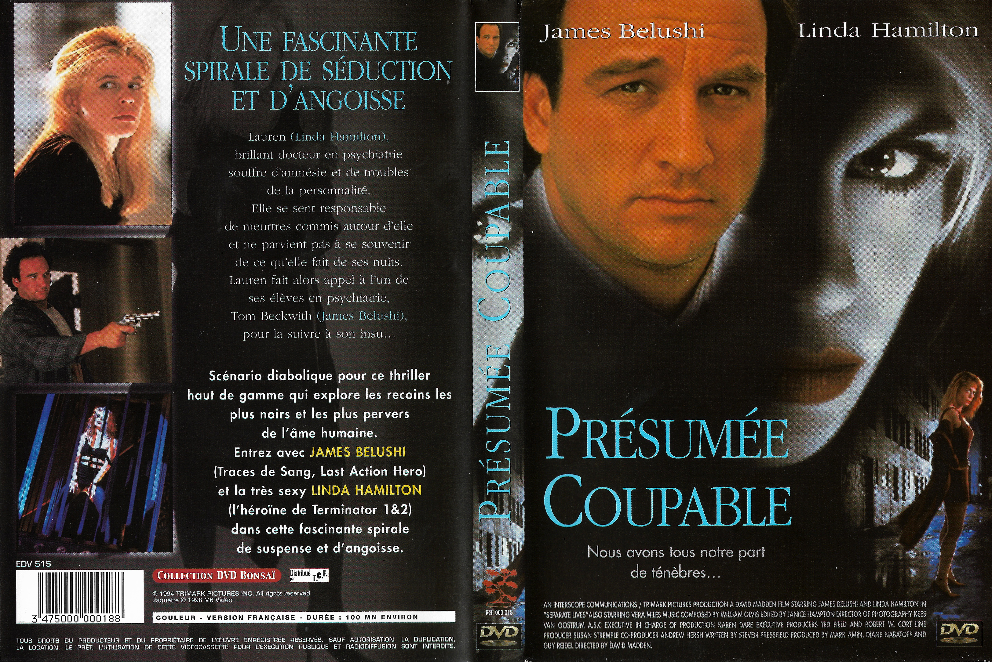 Jaquette DVD Prsume coupable