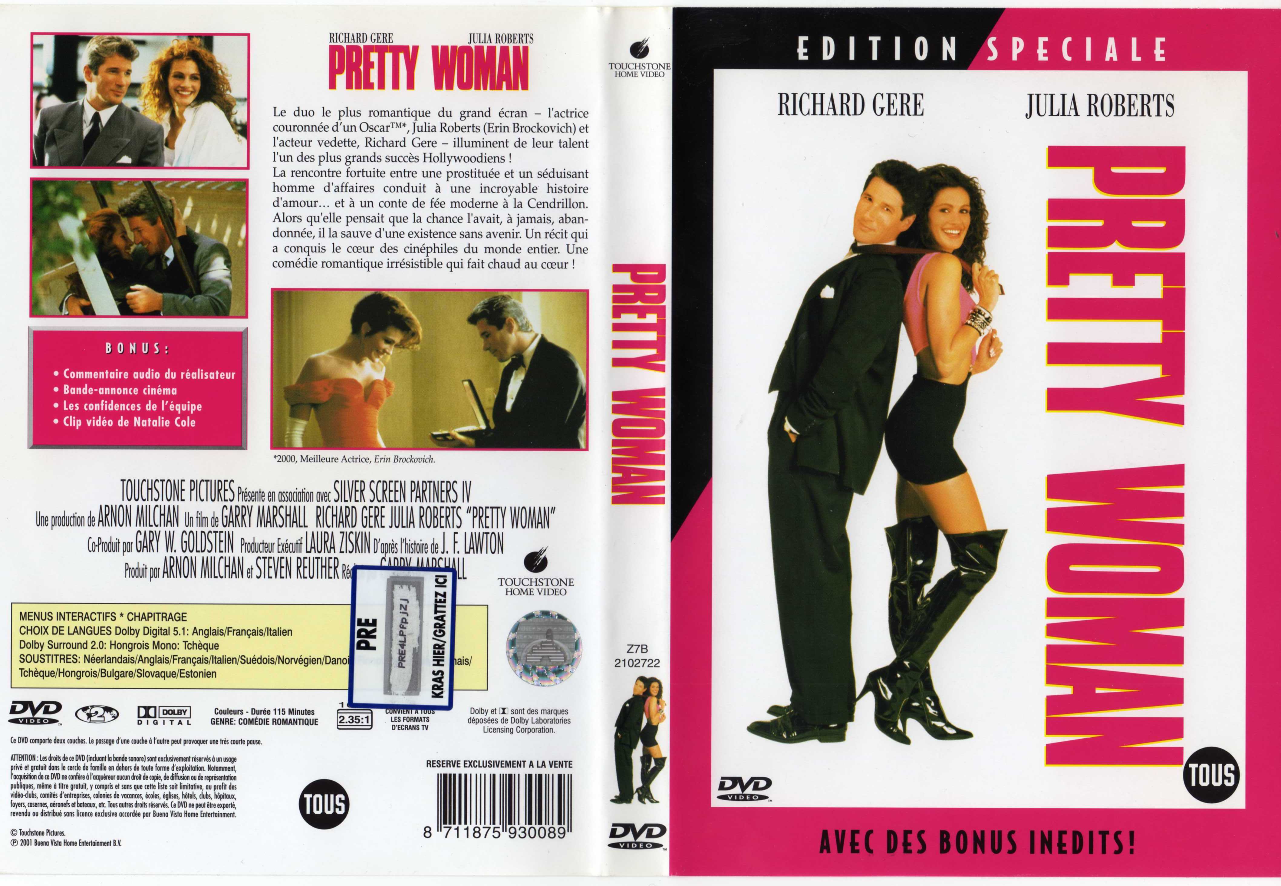 Jaquette DVD Pretty woman