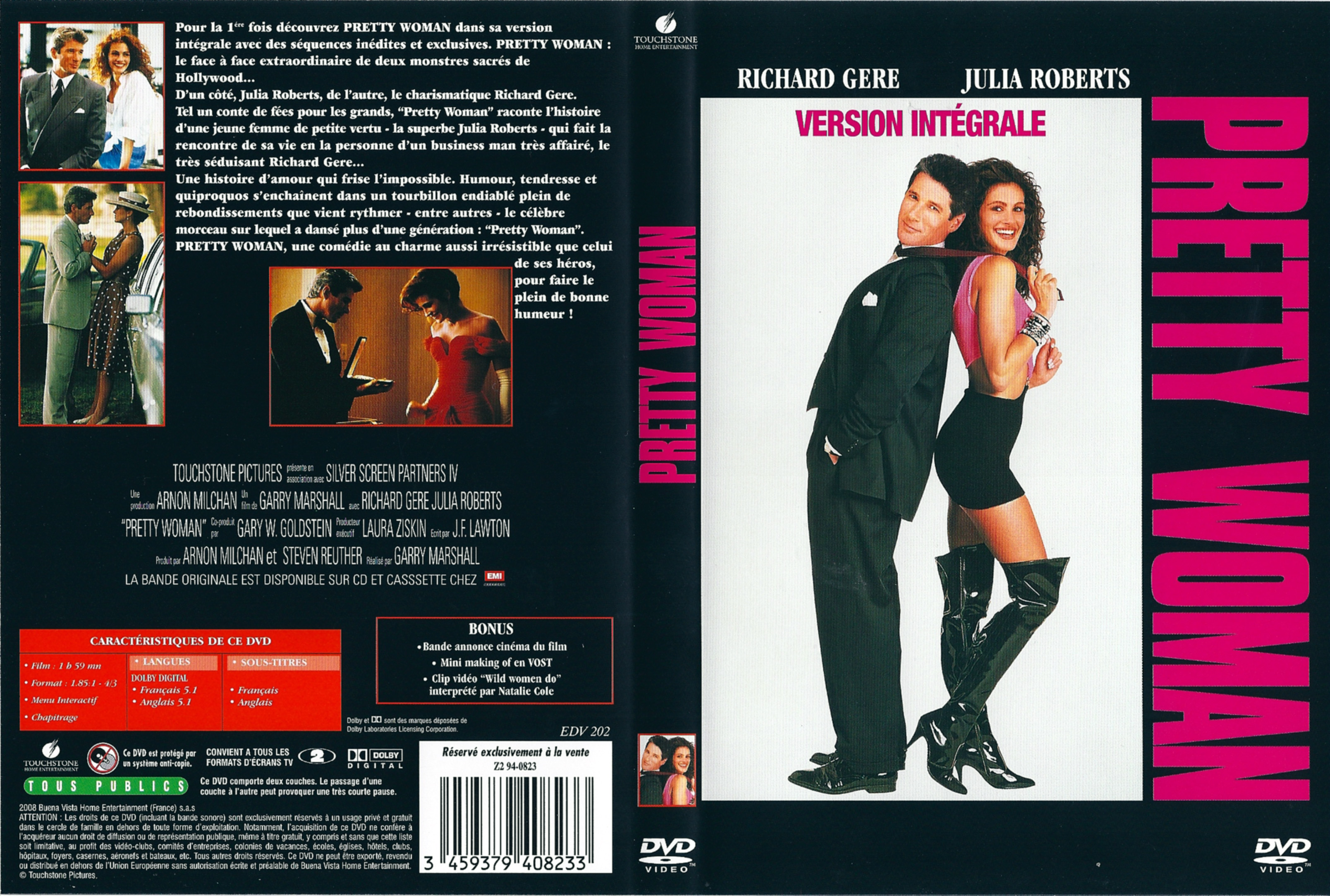 Jaquette DVD Pretty woman v4