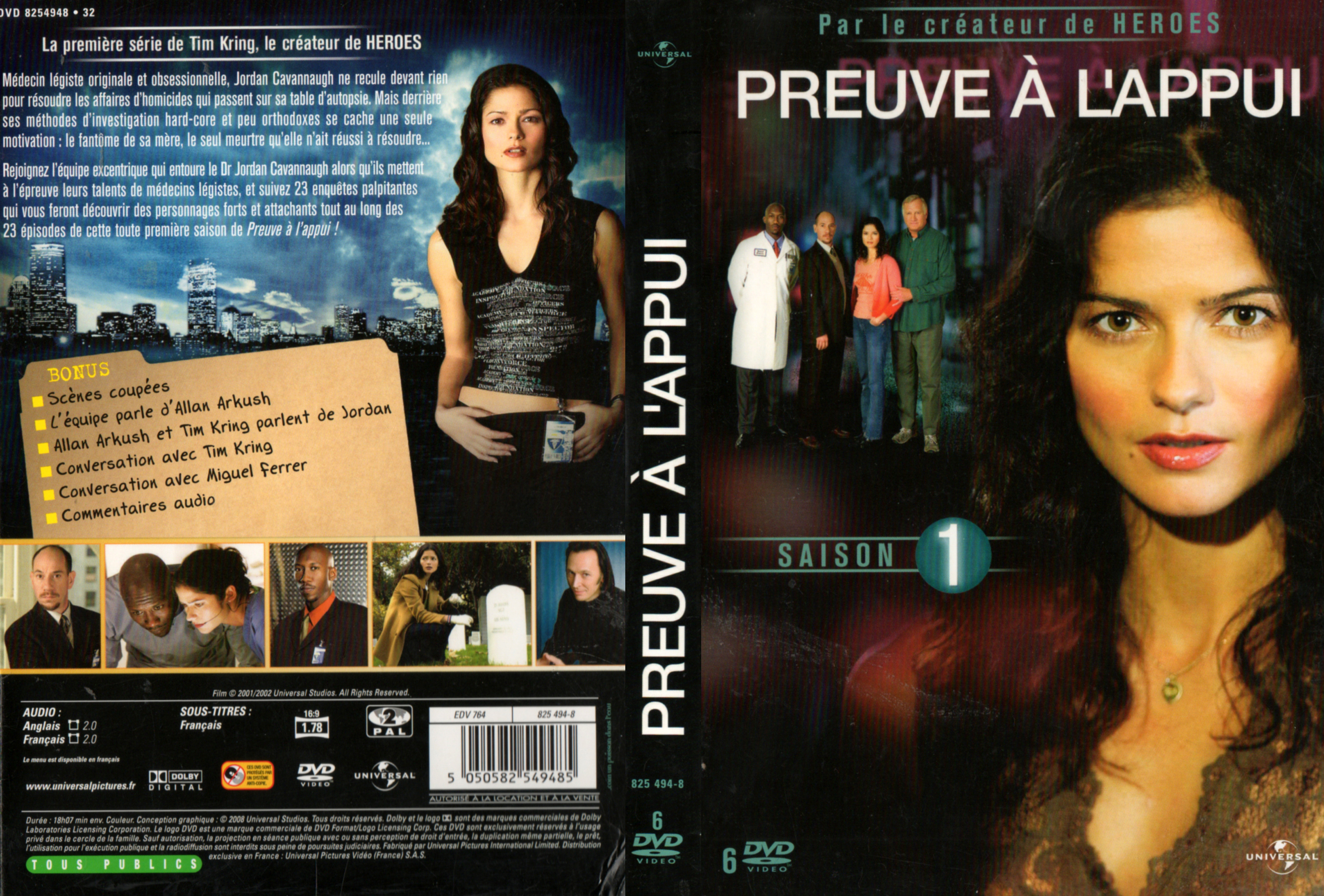 Jaquette DVD Preuve  l