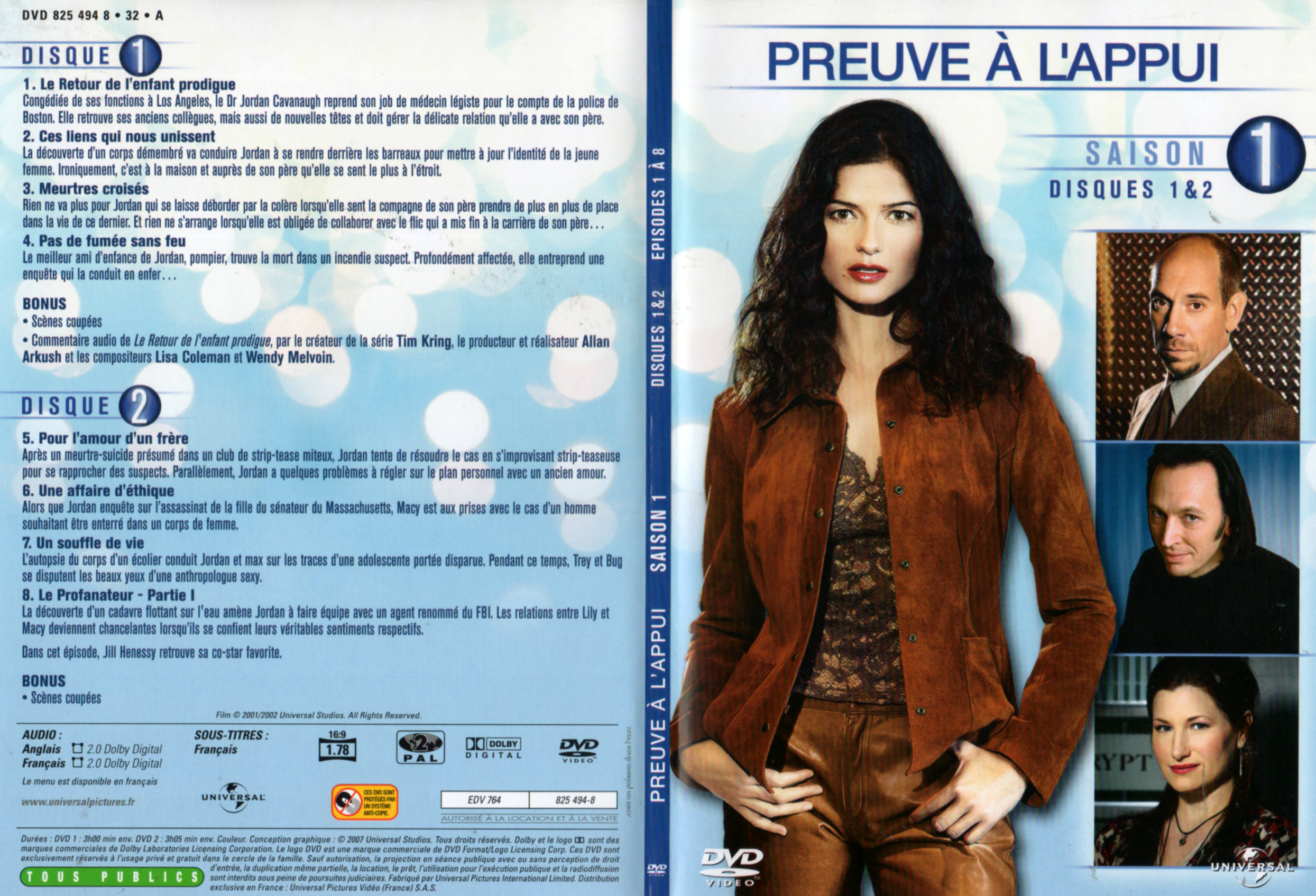 Jaquette DVD Preuve  l