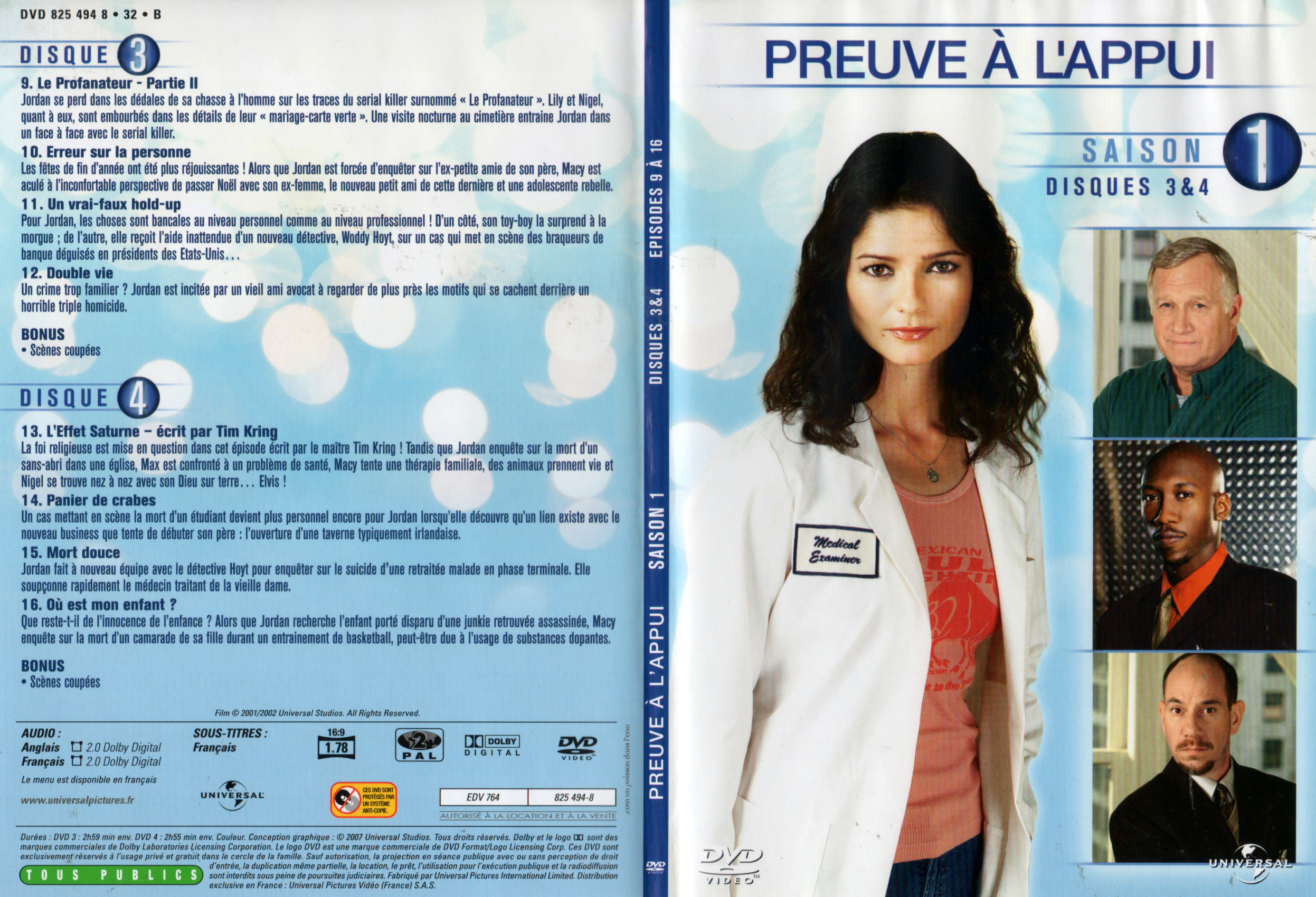 Jaquette DVD Preuve  l