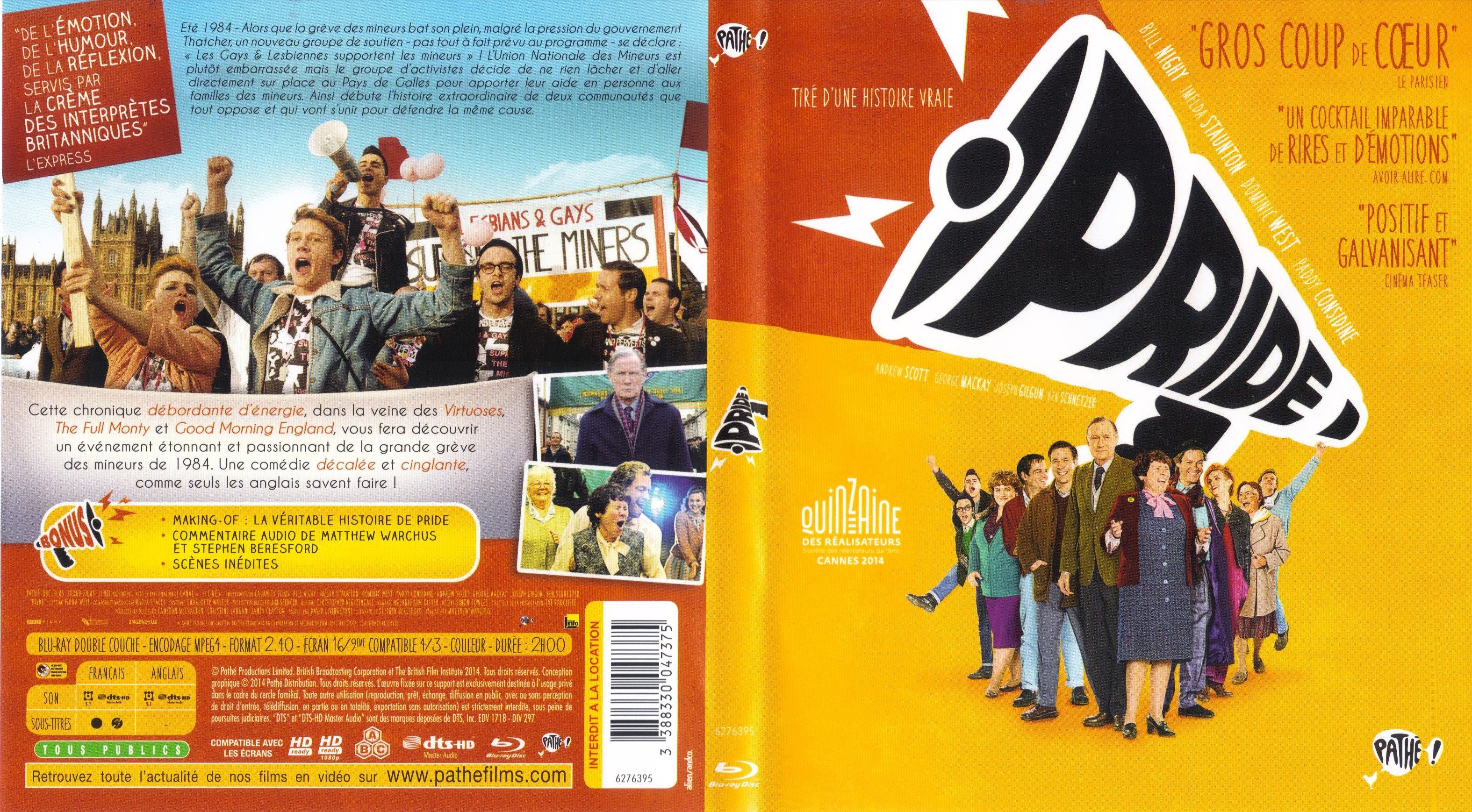 Jaquette DVD Pride (BLU-RAY)