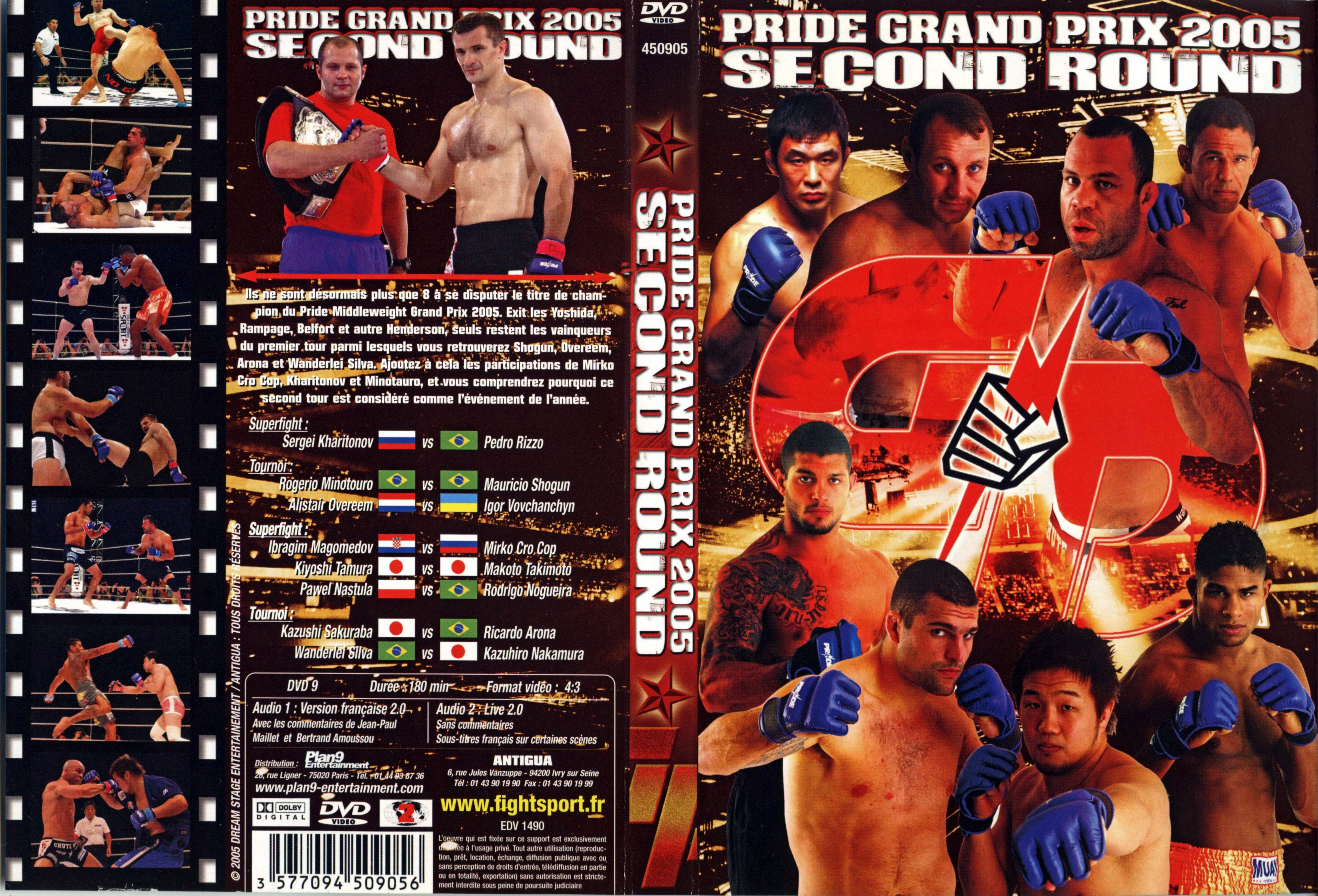 Jaquette DVD Pride gp 2005 Second round