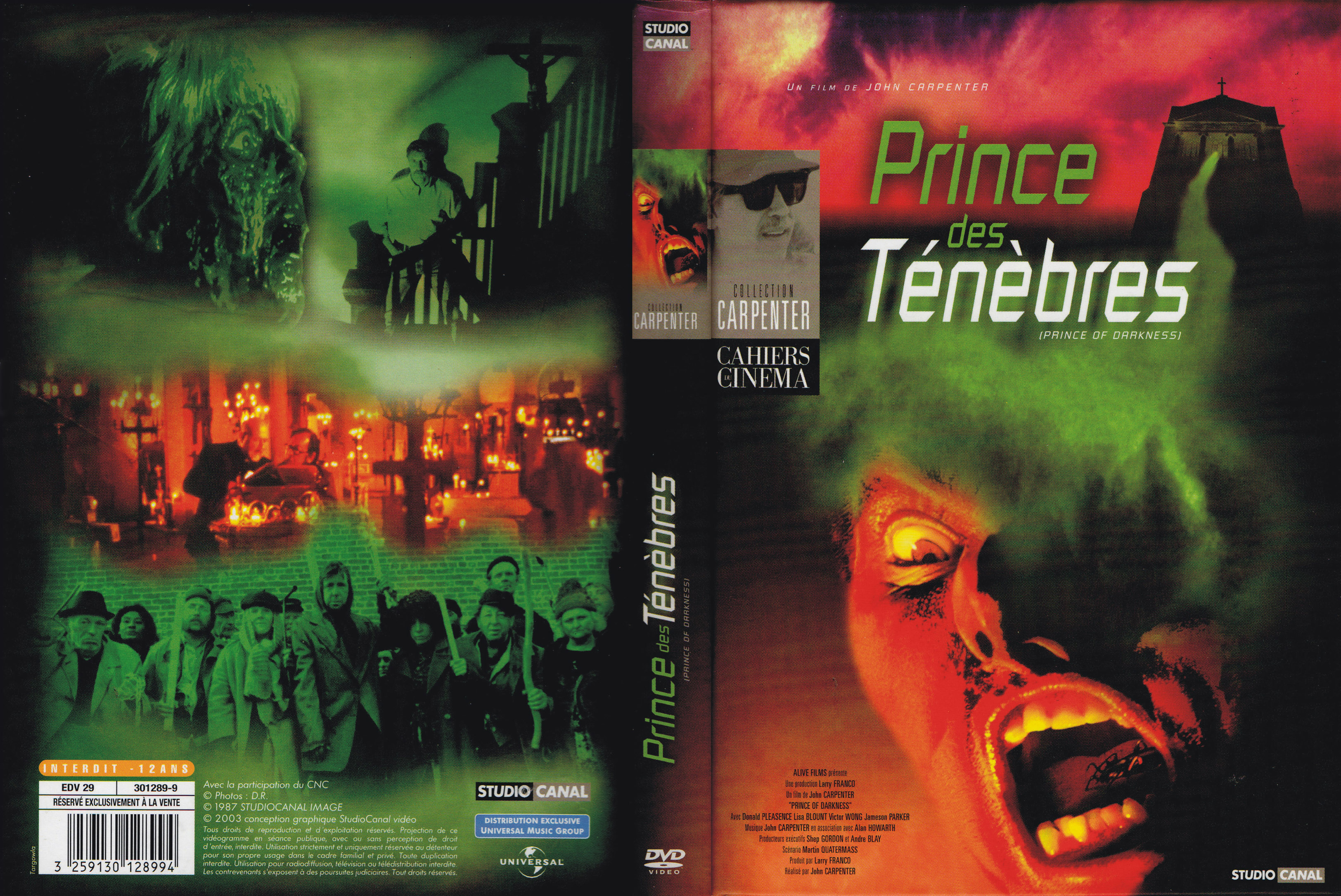 Jaquette DVD Prince des tnbres v3