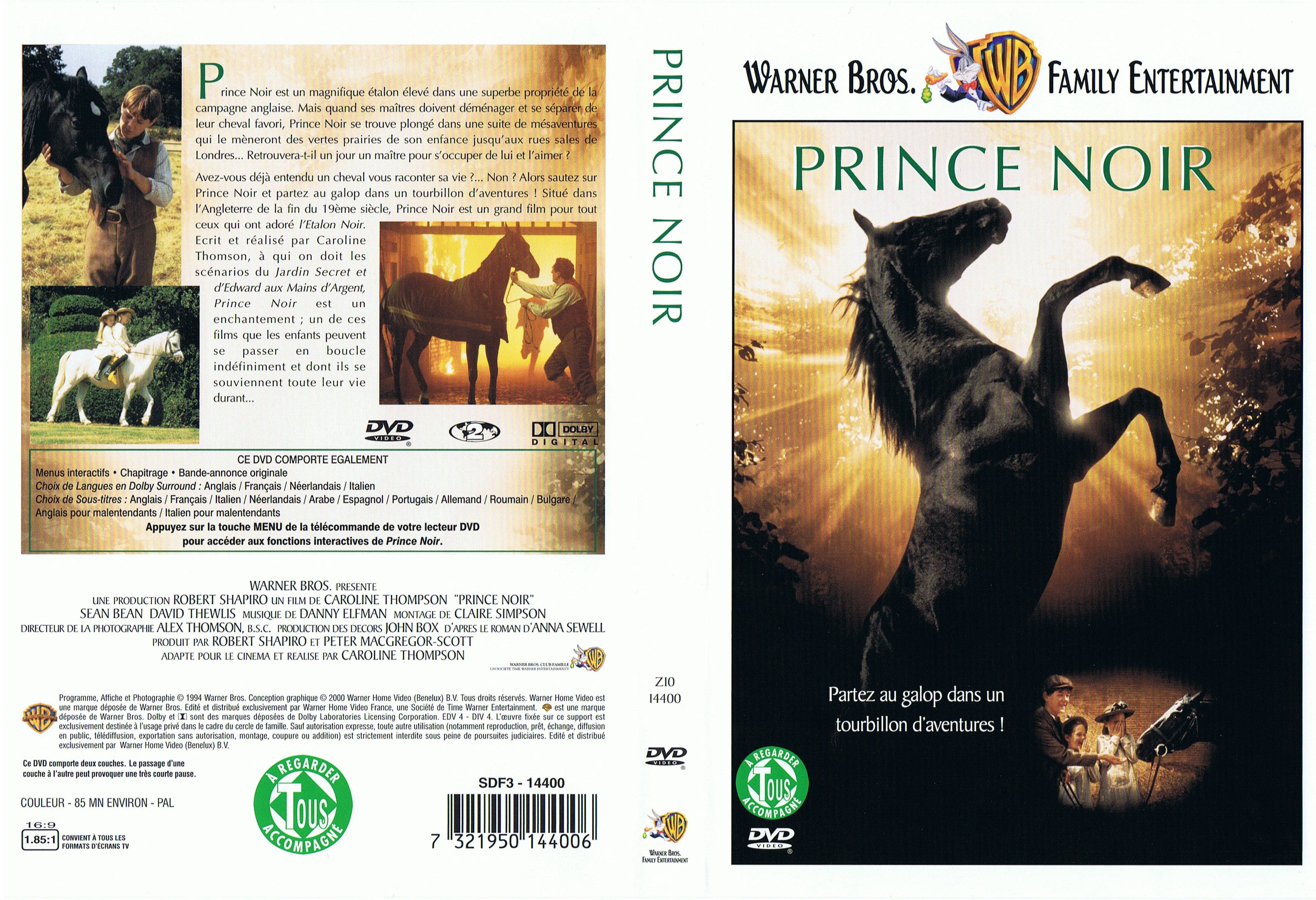 Jaquette DVD Prince noir