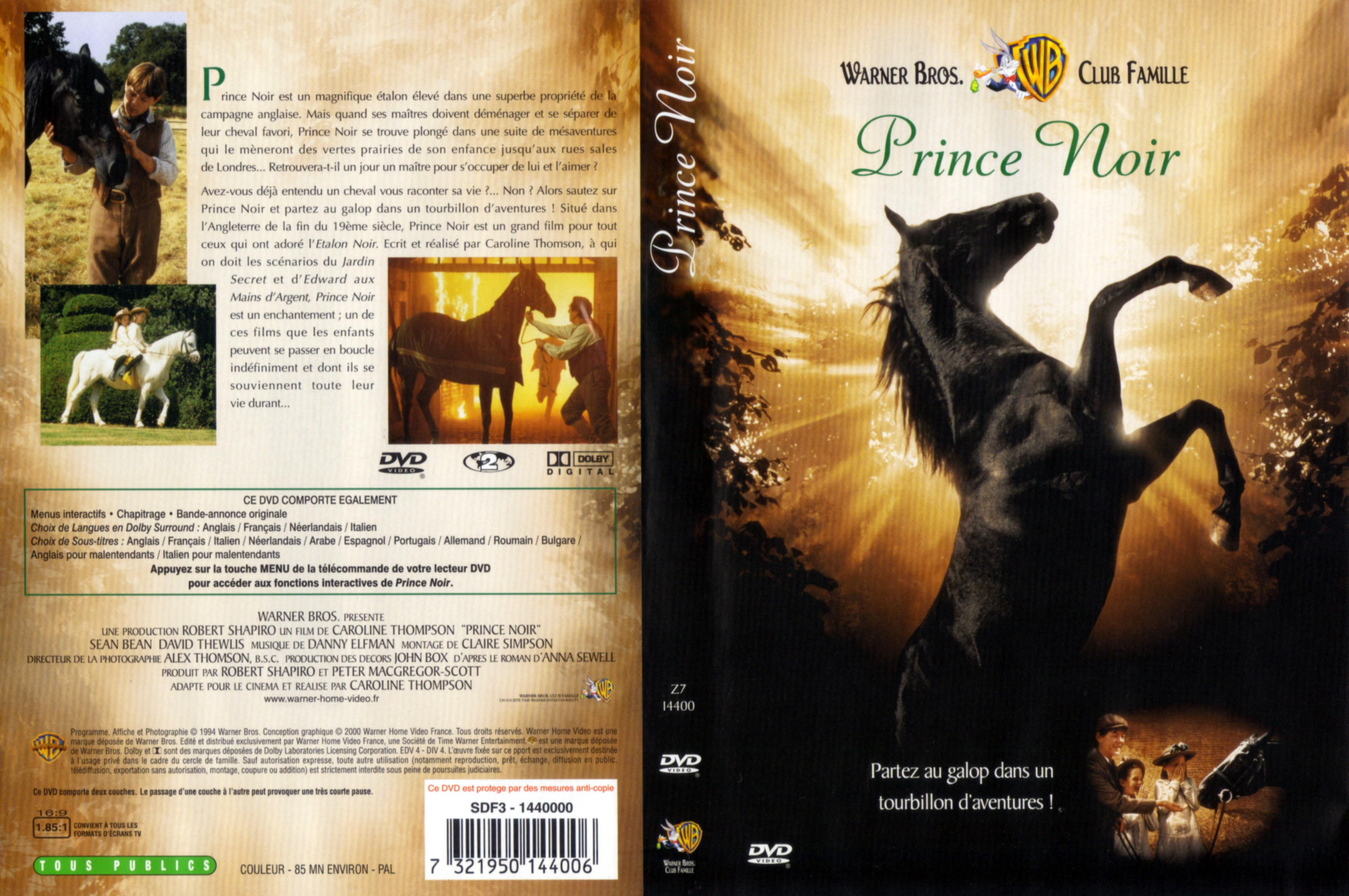 Jaquette DVD Prince noir v2