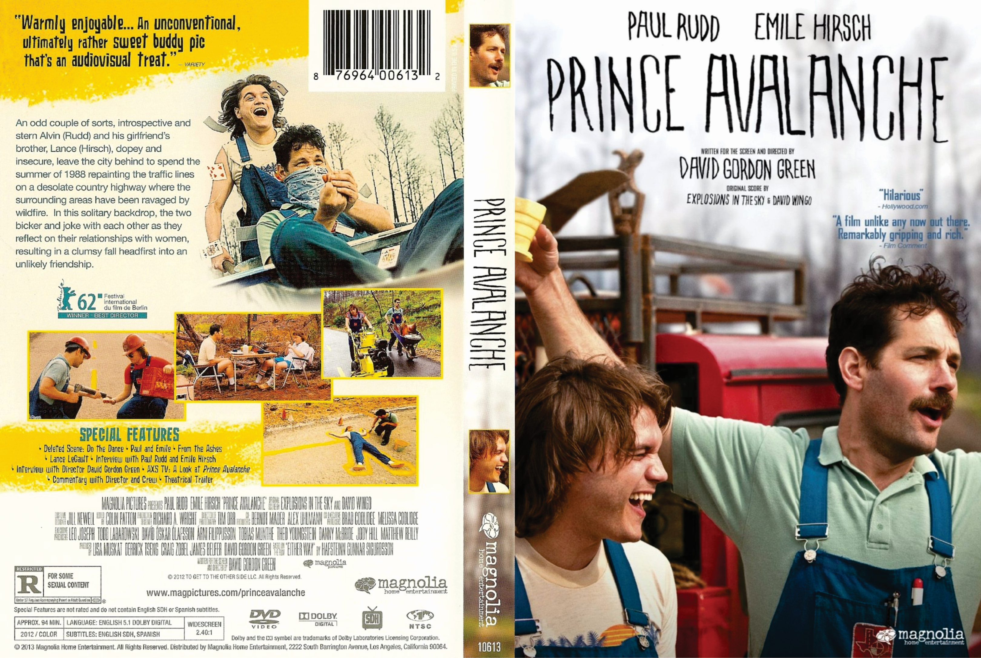 Jaquette DVD Prince of Texas - Prince Avalanche Zone 1