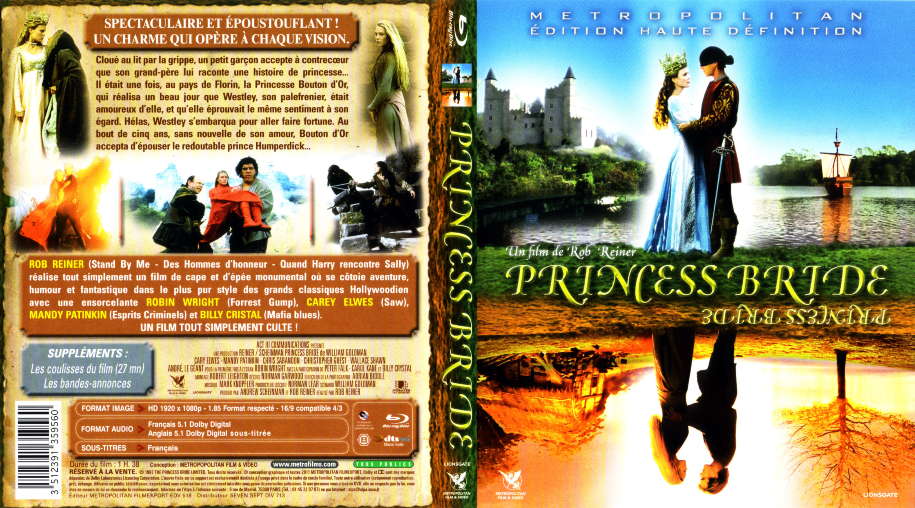 Jaquette DVD Princess bride (BLU-RAY)