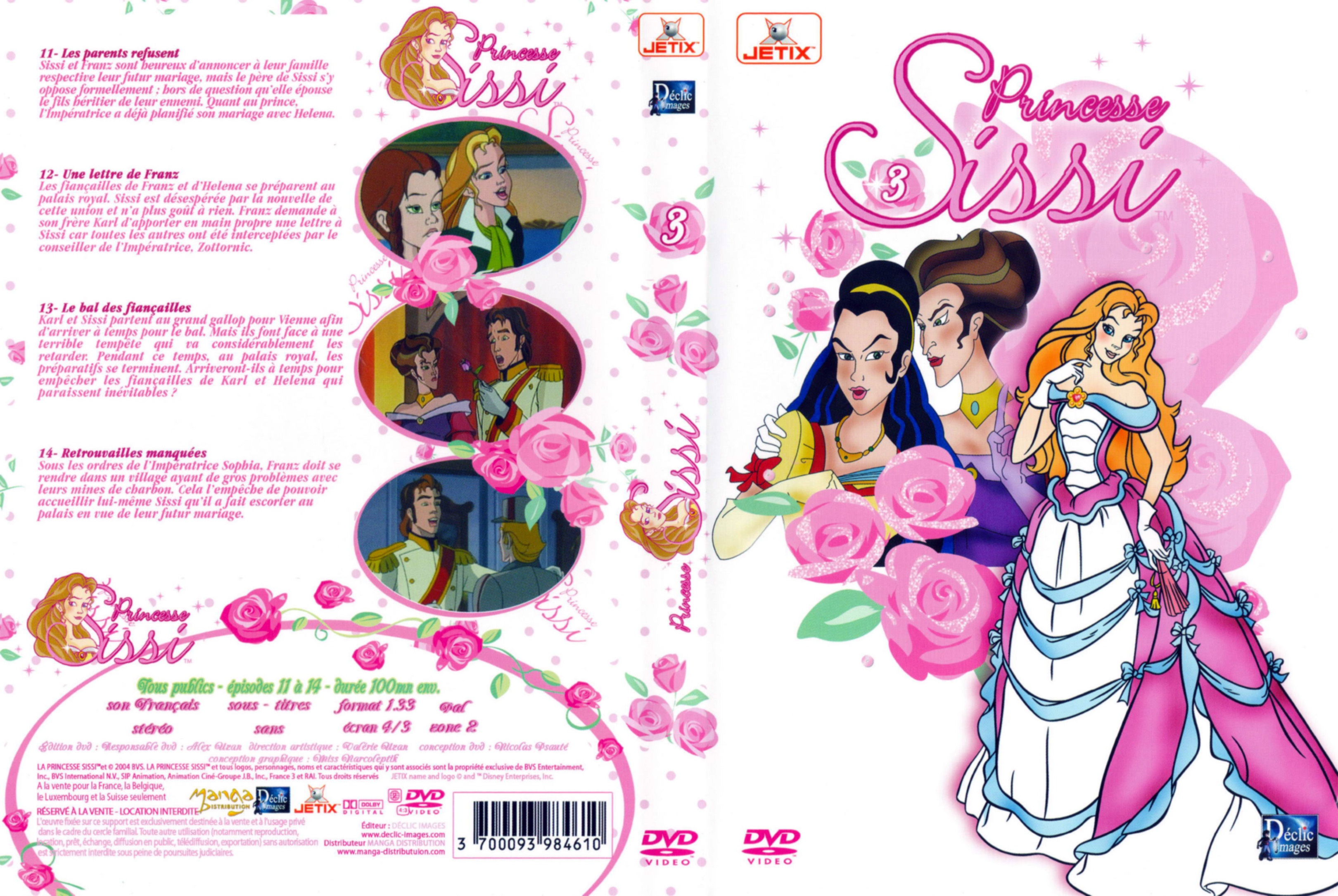 Jaquette DVD Princesse Sissi vol 3